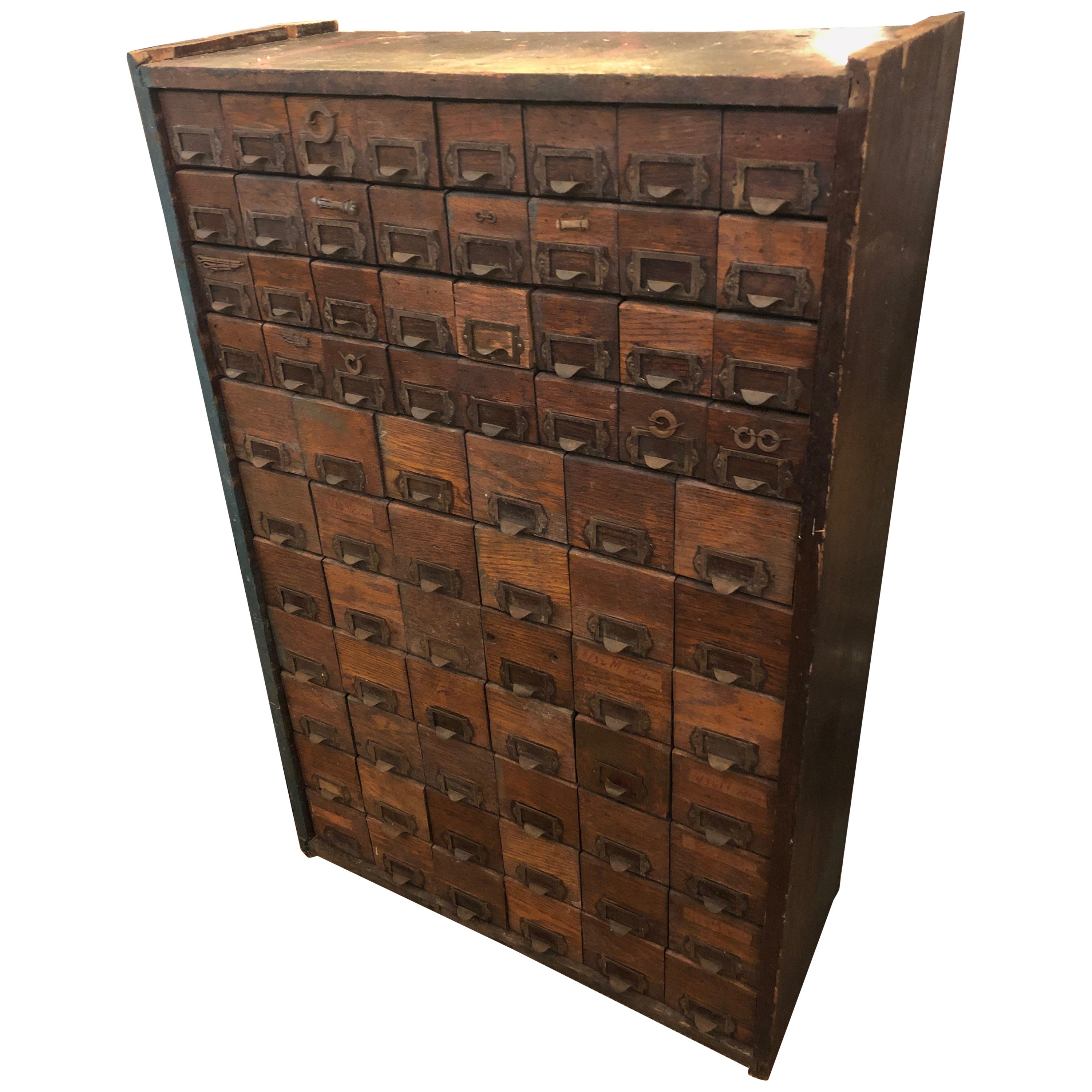 Super Cool Industrial Multi Drawer Hardware Store Cabinet