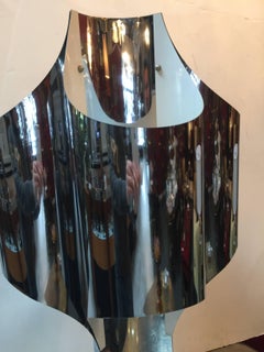 Super Cool Robert Sonneman Chrome Table Lamp