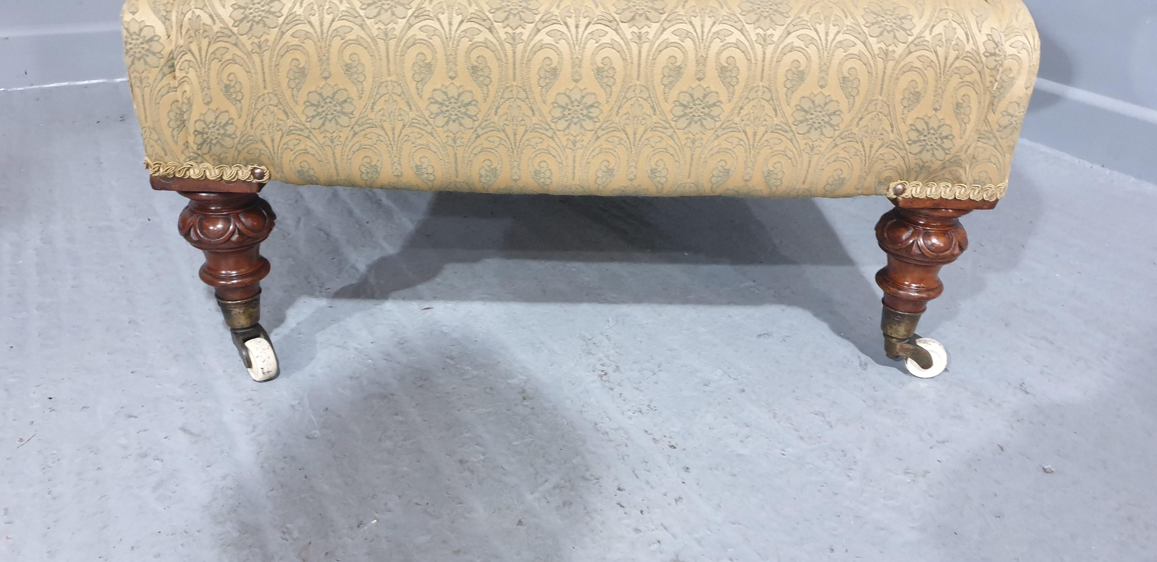 Chaise de bibliothèque victorienne très profonde Bon état - En vente à Swadlincote, GB