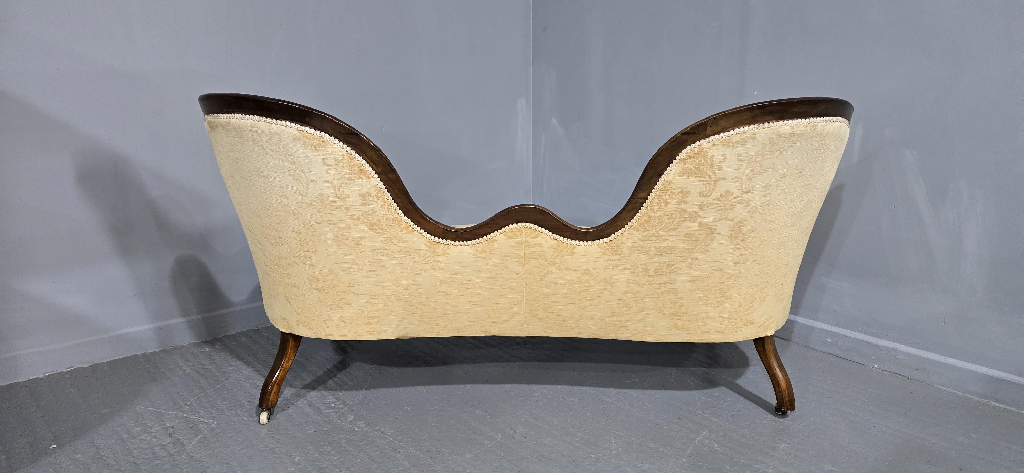 Super Double Ended Chaise Lounge Sofa For Sale 1