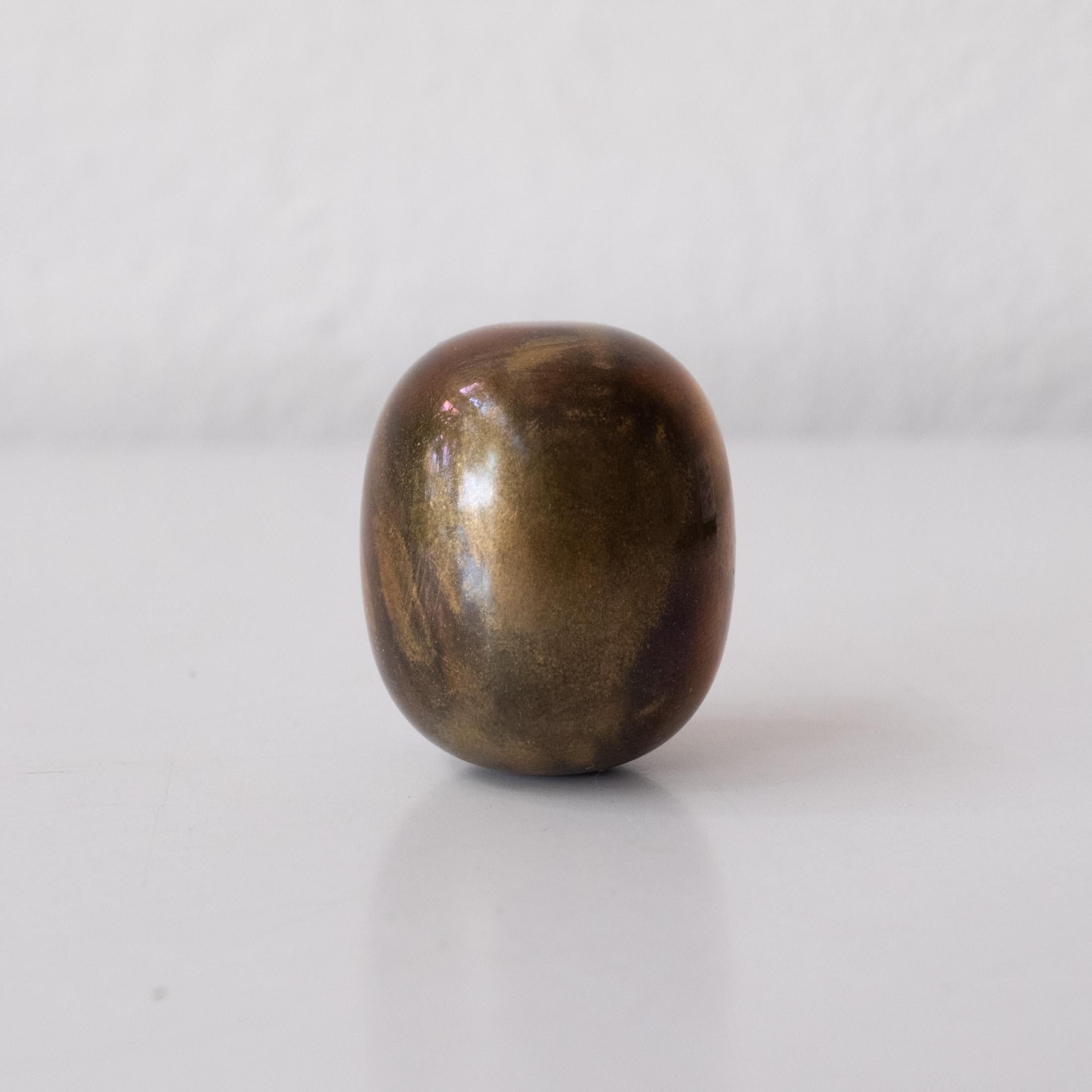 Mid-20th Century Super Egg by Piet Hein Solid Bronze