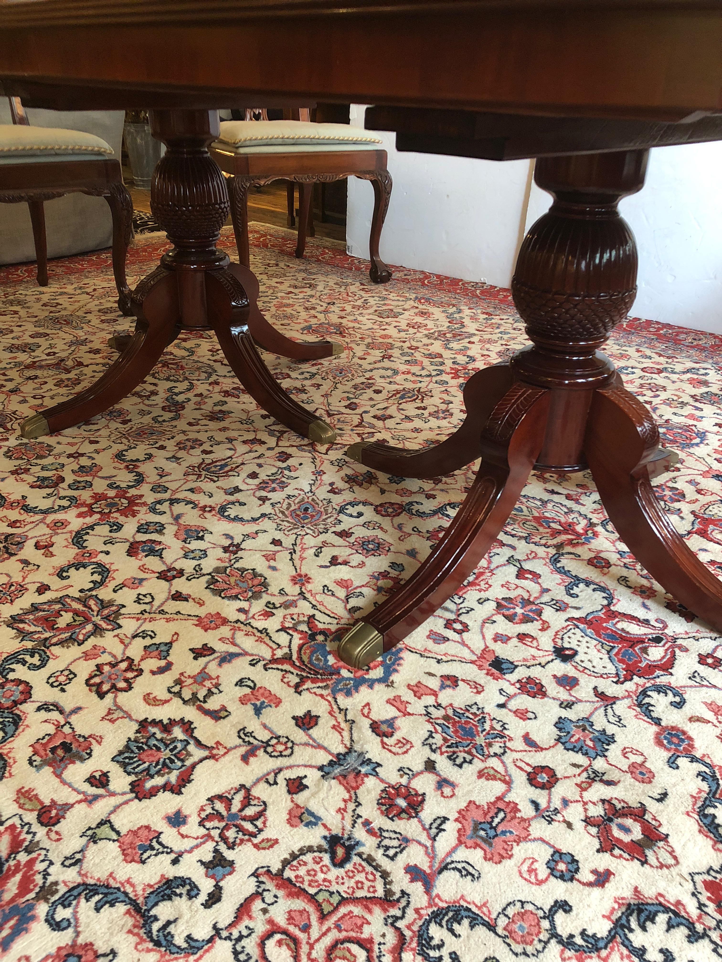 chippendale dining room table