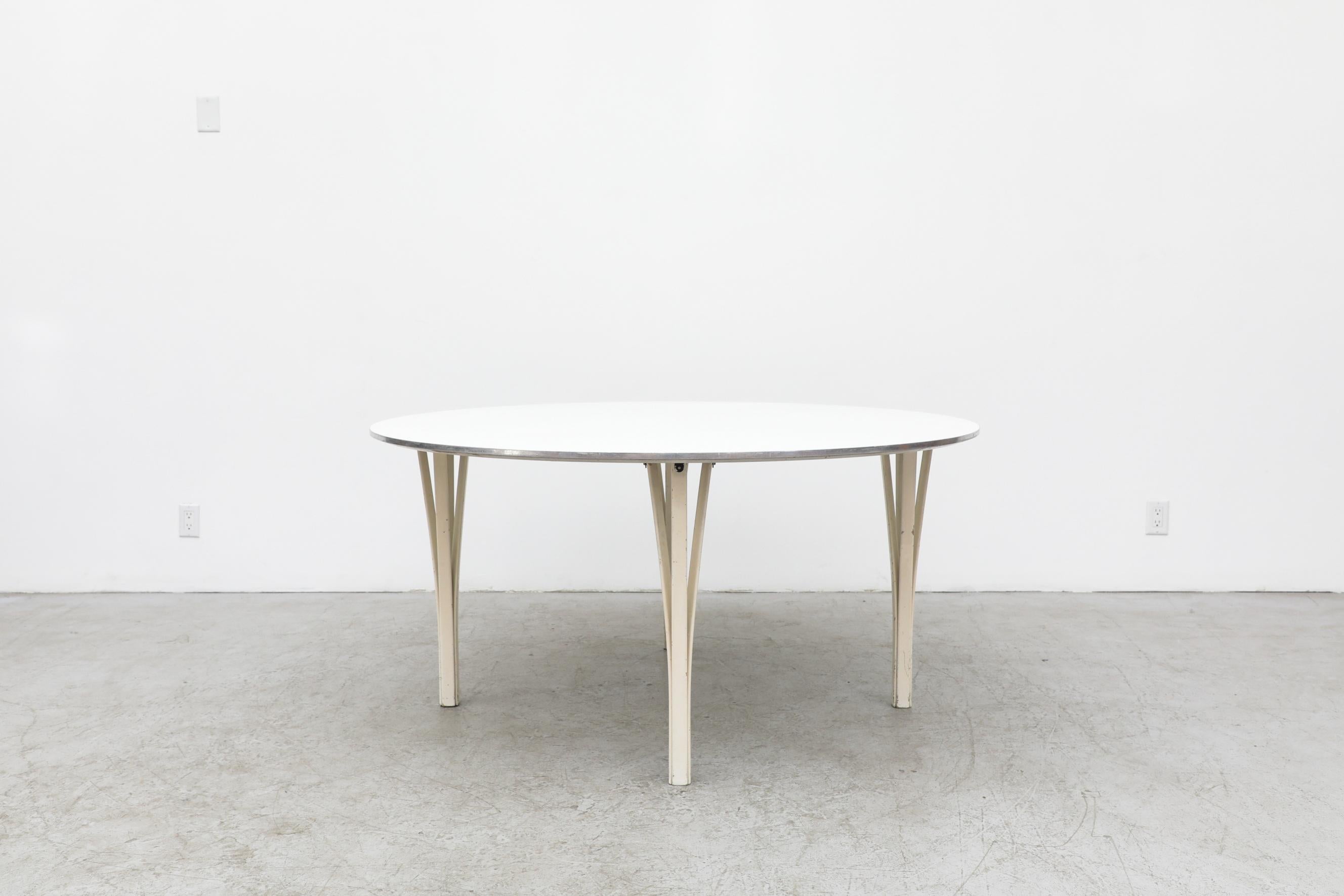 Mid-Century Modern Super Elipse Dining Table by Piet Hein & Bruno Mathsson for Fritz Hansen