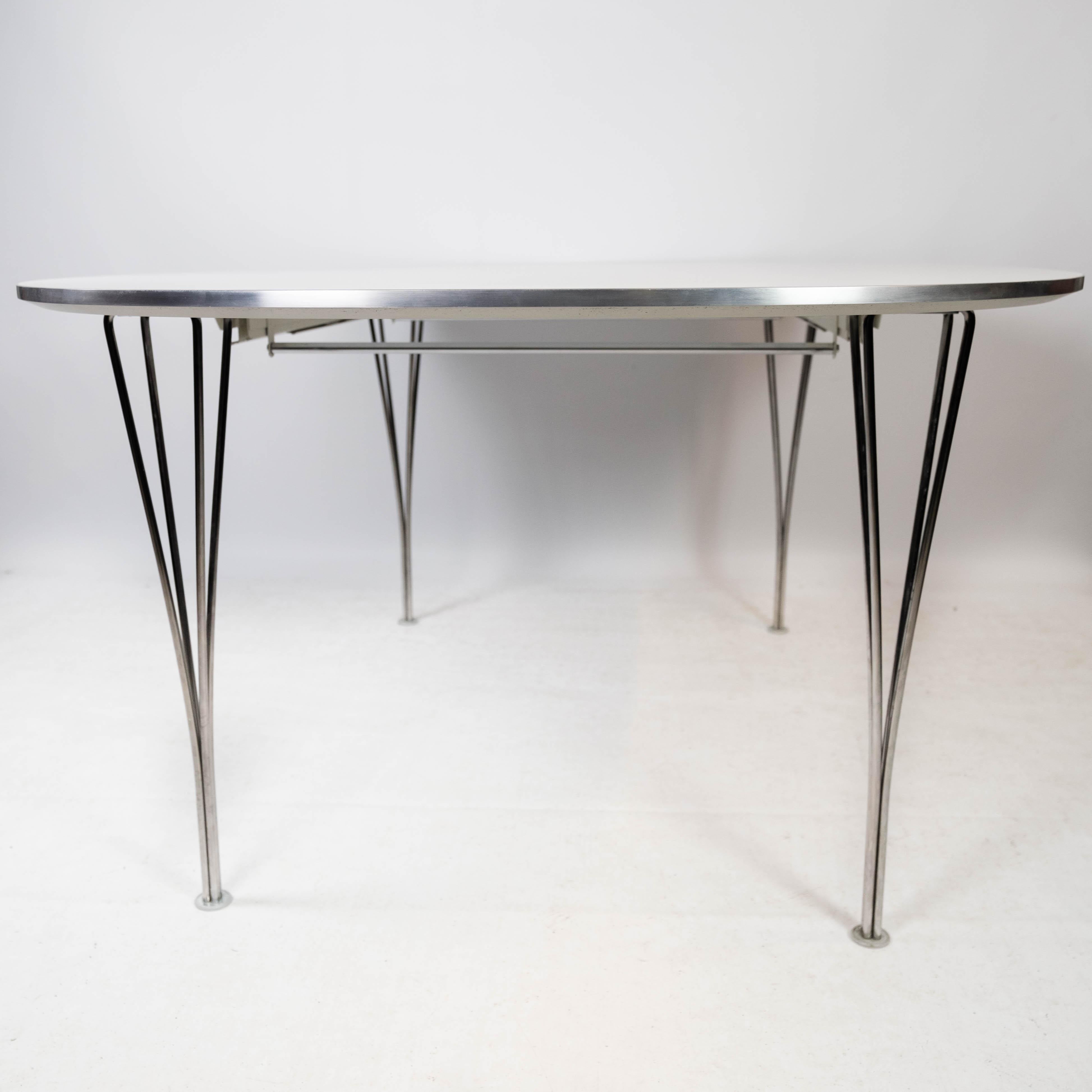 Super Ellipse Dining Table Designed By Piet Hein From 1998 For Sale 2