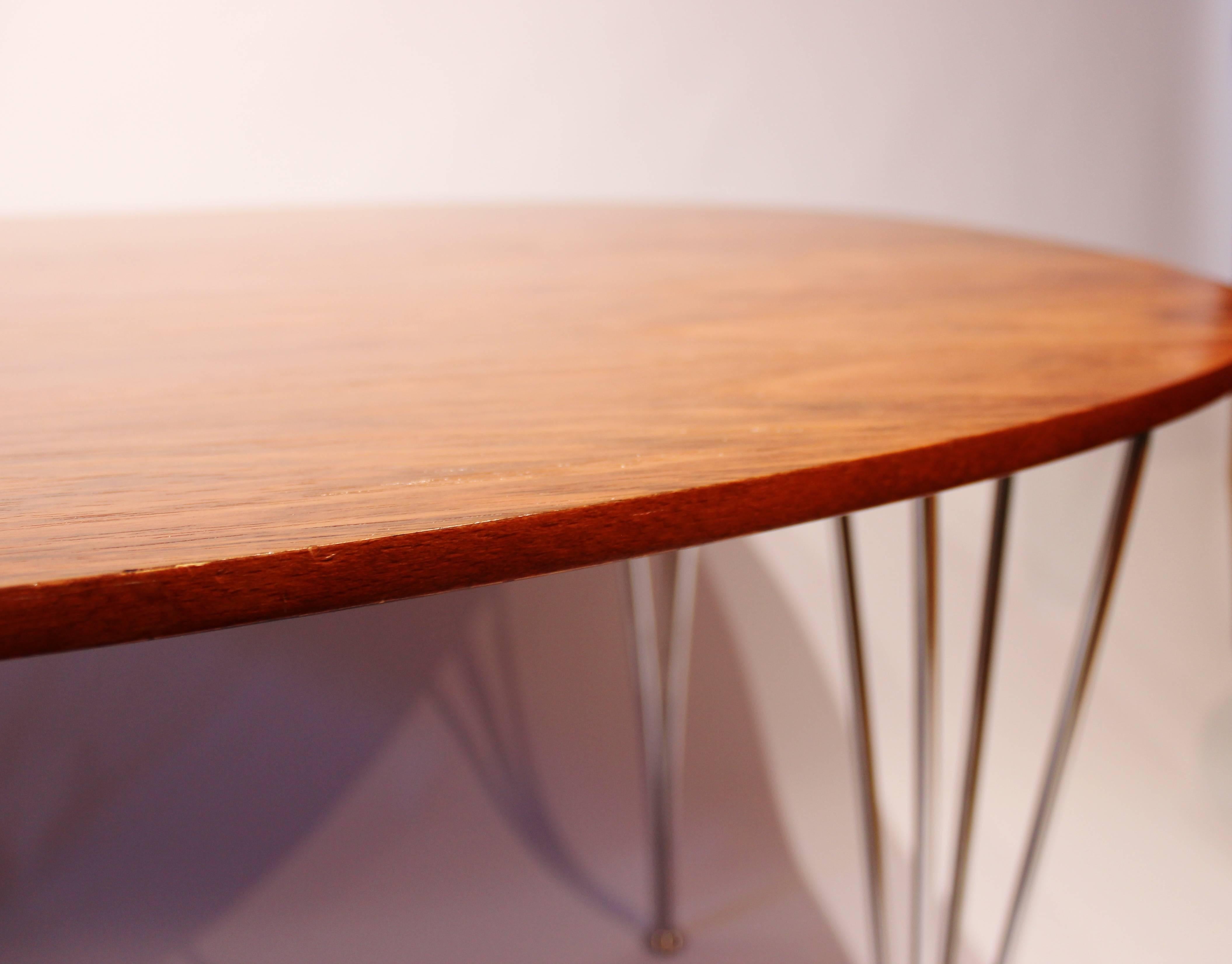 Super Ellipse Table in Rosewood by Piet Hein, Arne Jacobsen and Bruno Mathsson 1