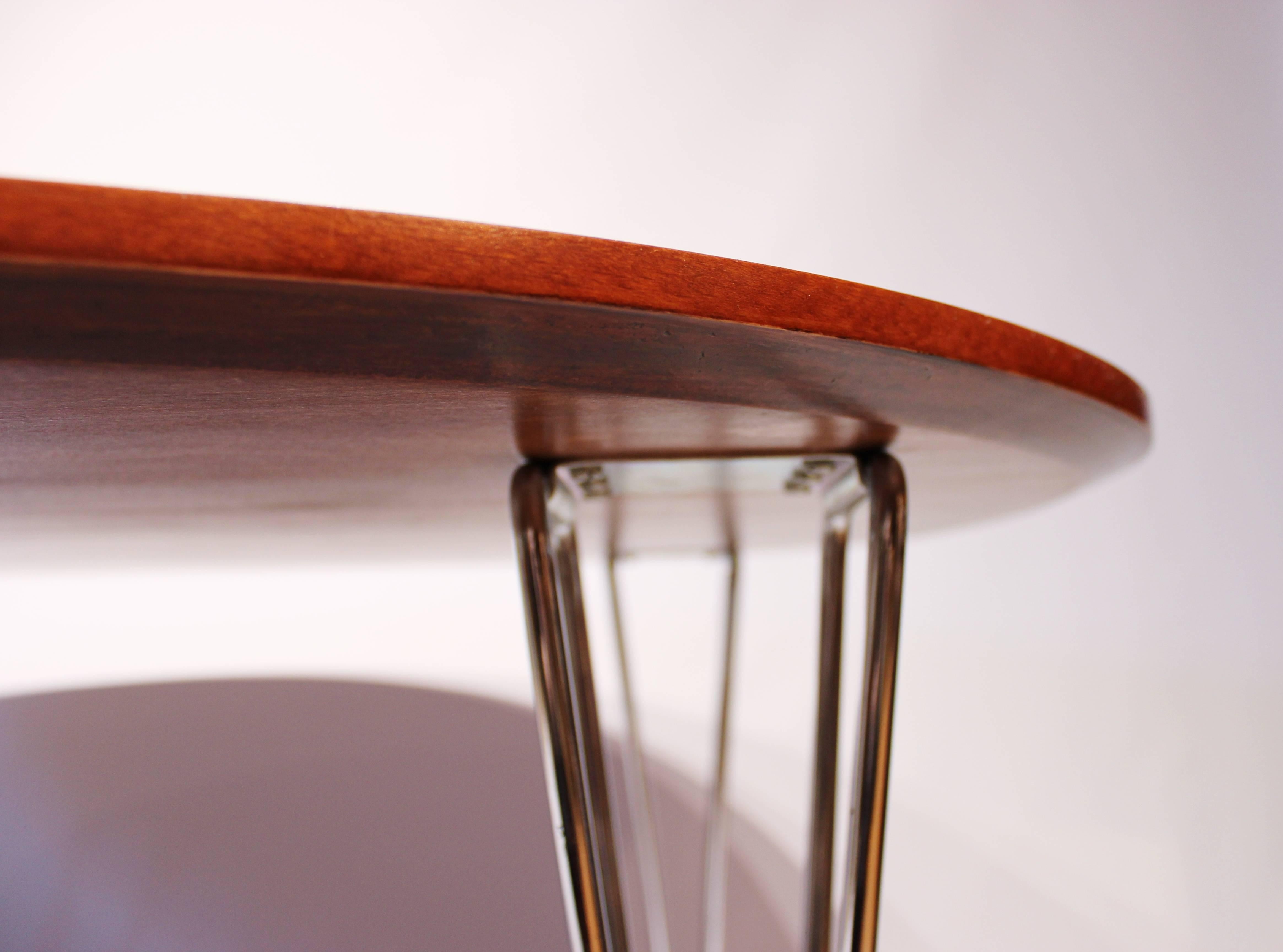 Super Ellipse Table in Rosewood by Piet Hein, Arne Jacobsen and Bruno Mathsson 3