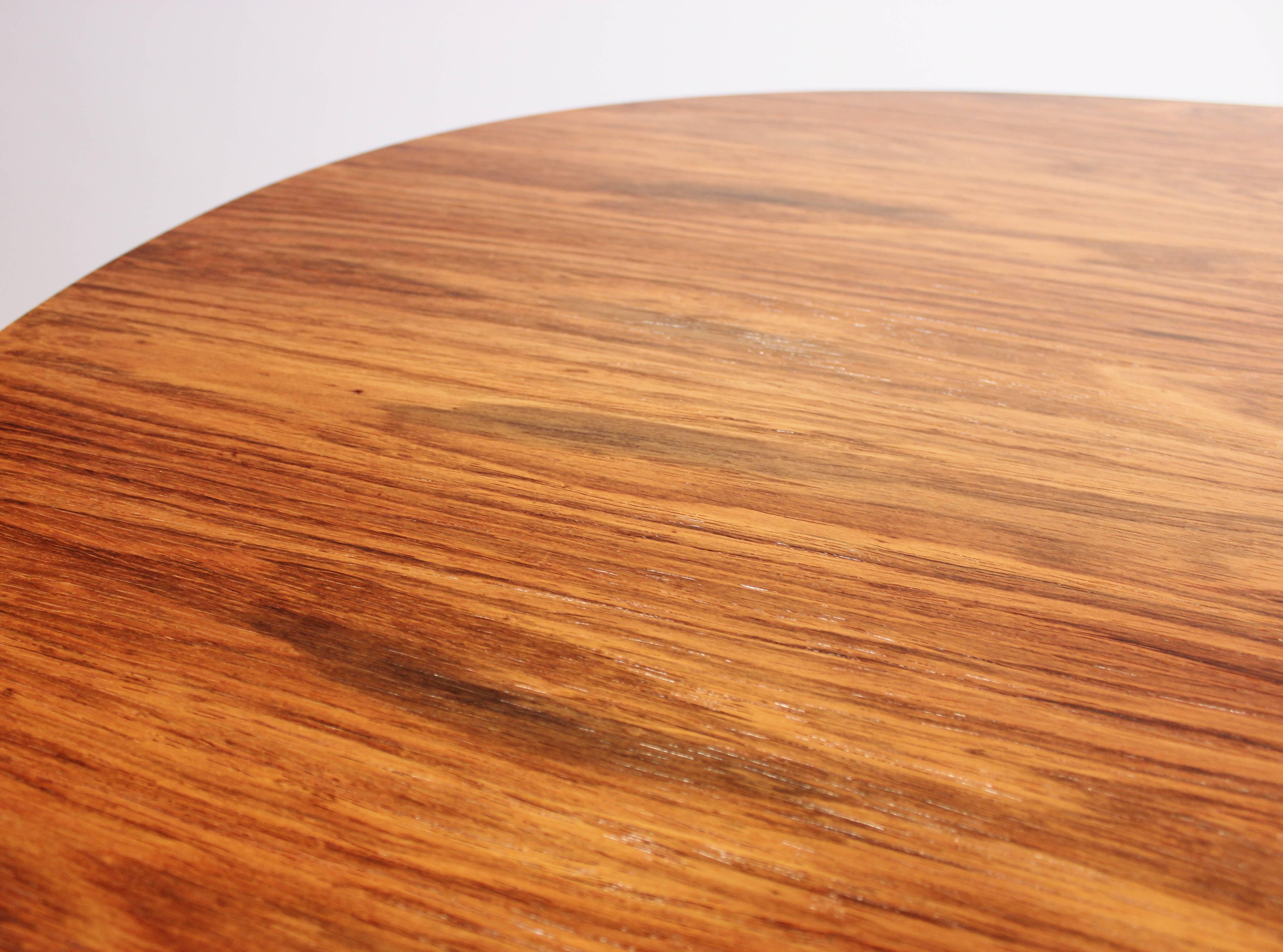 Super Ellipse Table in Rosewood by Piet Hein, Arne Jacobsen and Bruno Mathsson In Good Condition In Lejre, DK