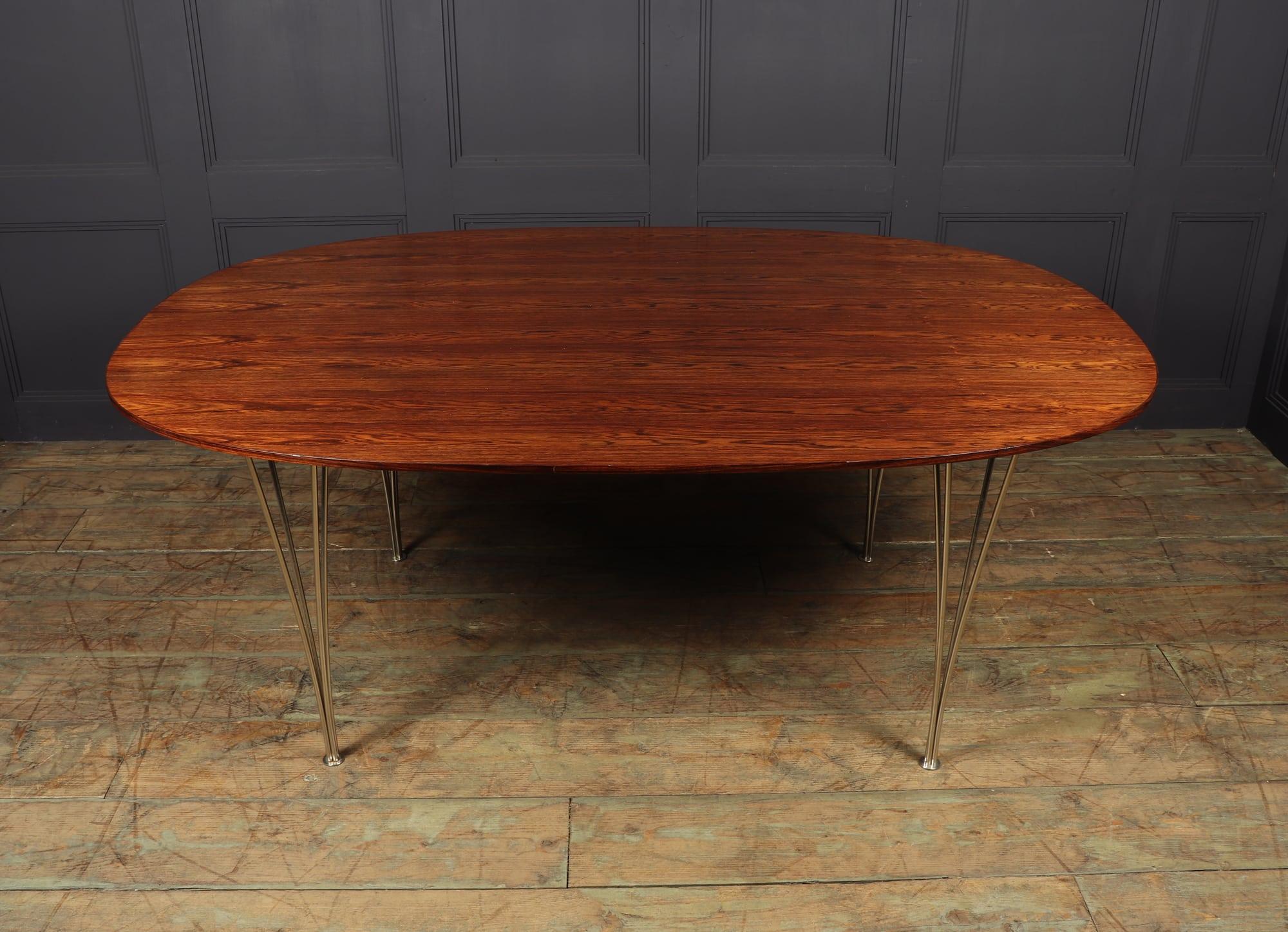 Super Elliptical Dining Table by Piet Hein and Bruno Matheson c1960 2