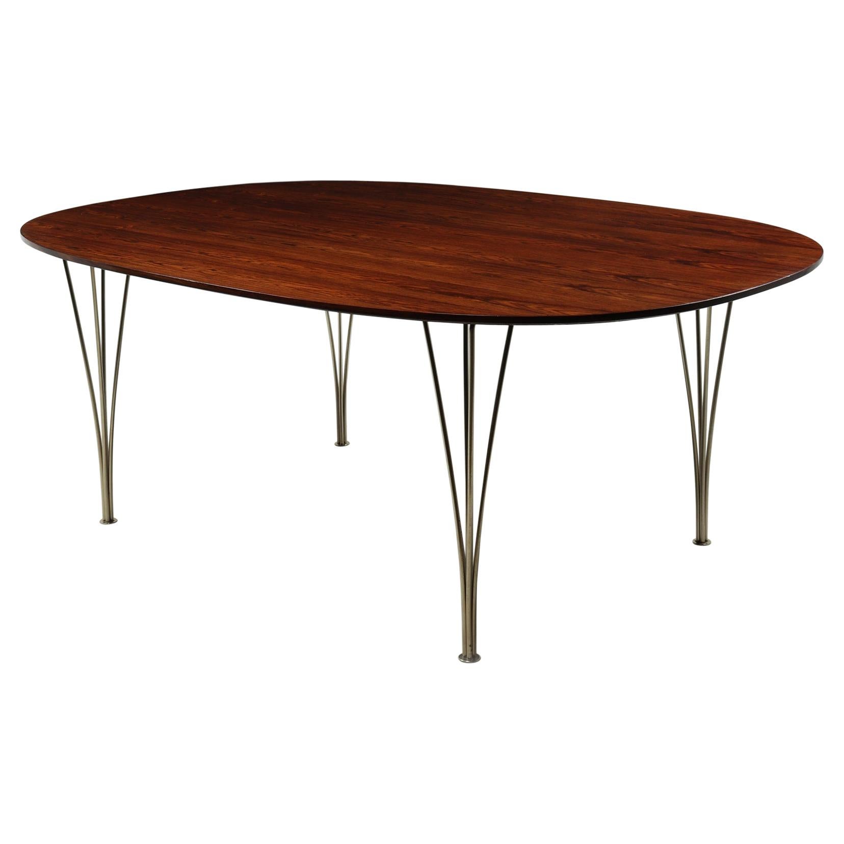 Super Elliptical Dining Table by Piet Hein and Bruno Matheson c1960