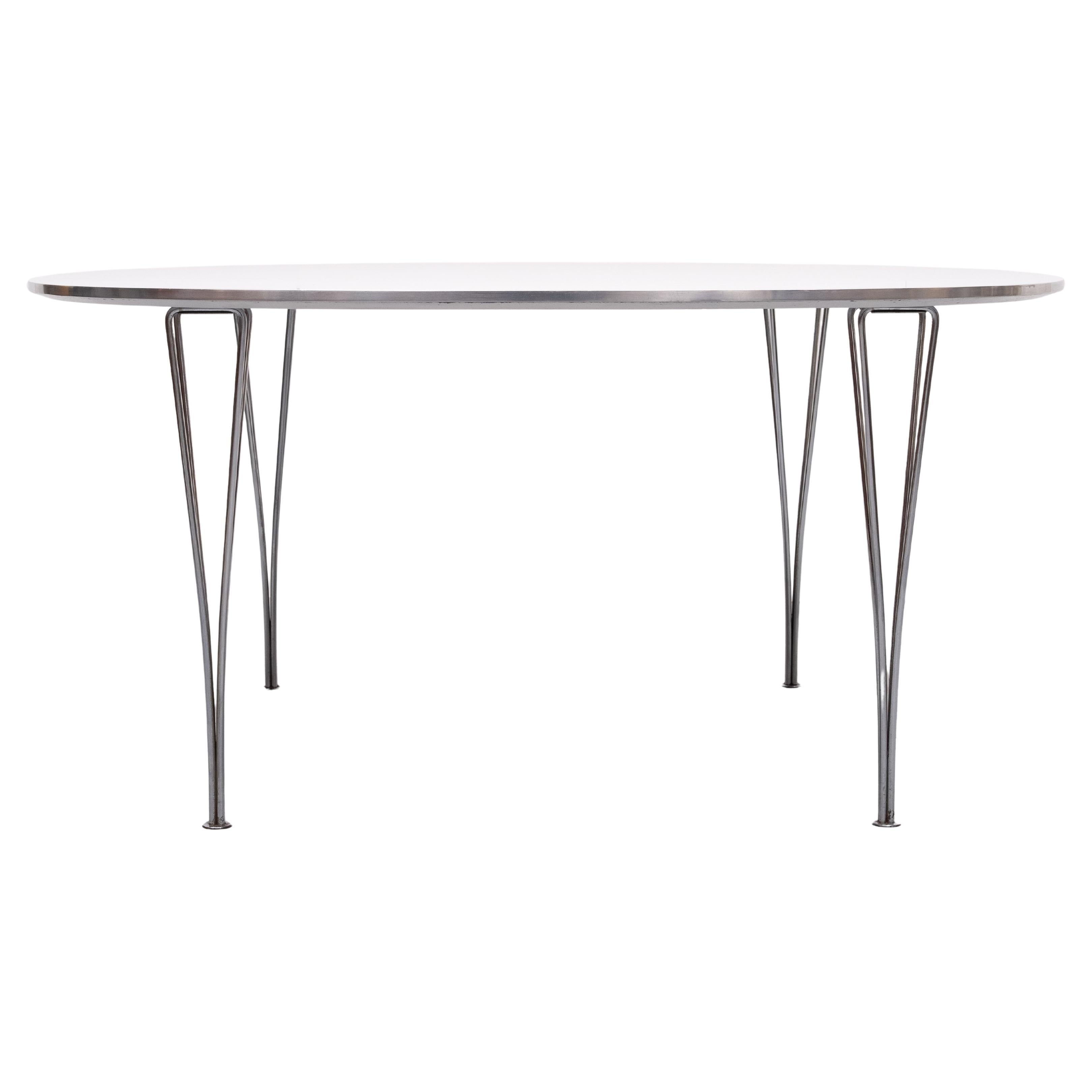 Mid-Century Modern Super Elliptical Dining Table  for Fritz Hansen For Sale
