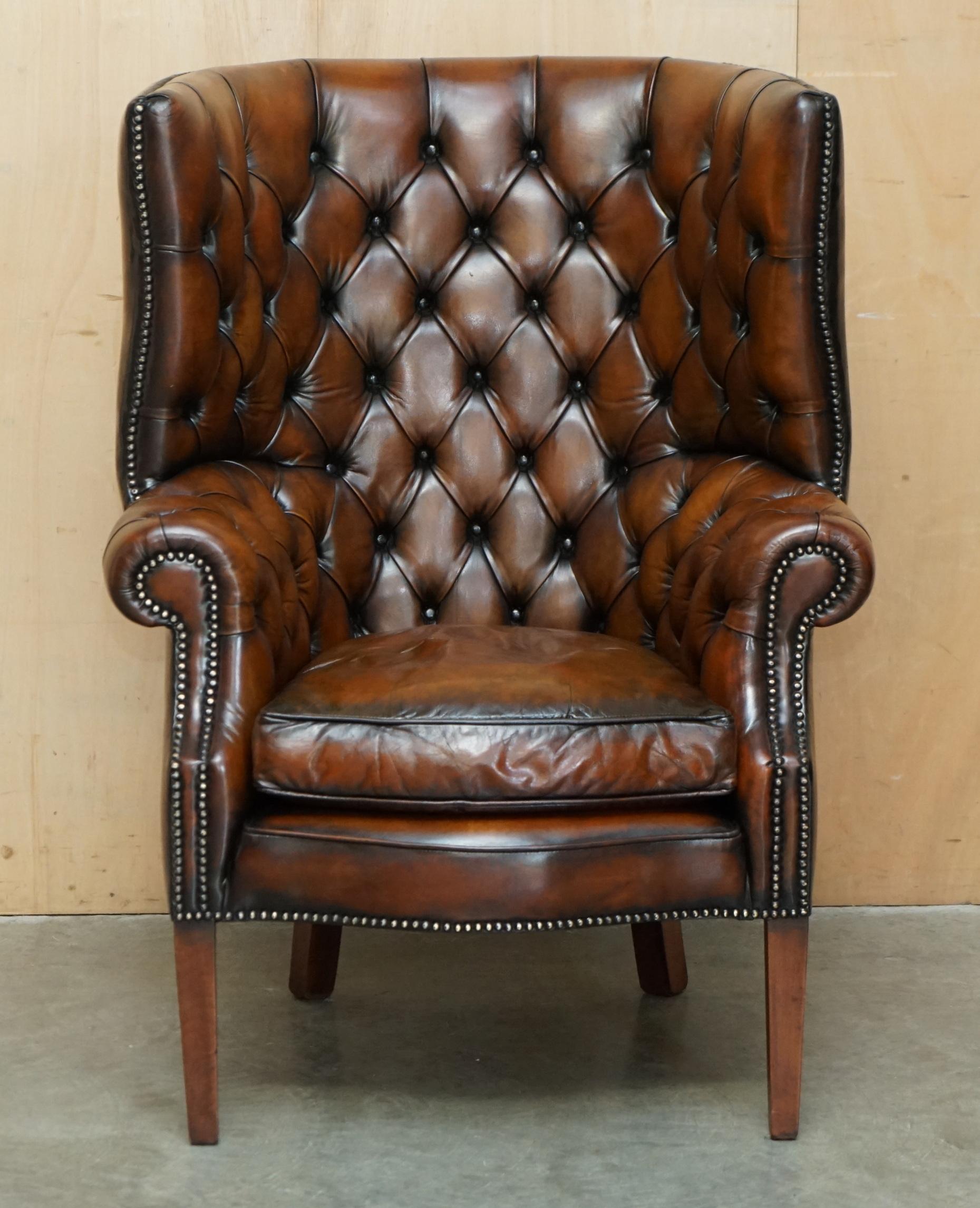 Royal House Antiques

Royal House Antiques is delighted to offer for sale this stunning vintage Porters barrel back armchair in whisky brown leather.

Please note the delivery fee listed is just a guide, it covers within the M25 only for the UK and