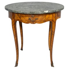 Super French Marble Topped Gueridon