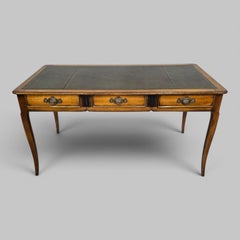 Super French Oak Partners Library Desk