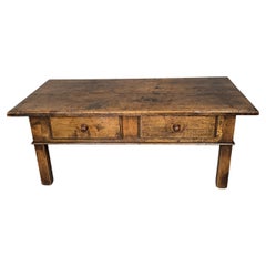 Super table basse en noyer français