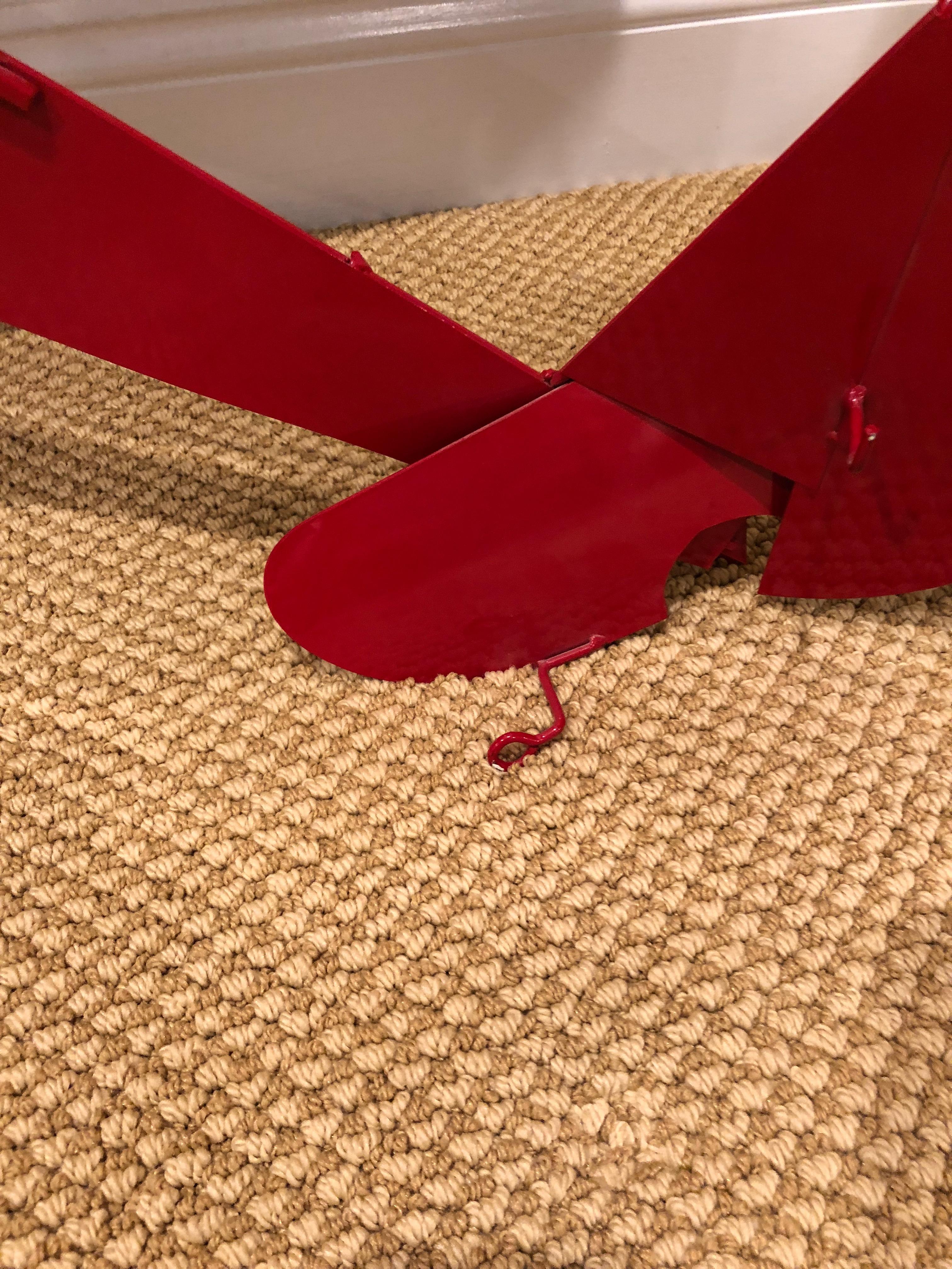 Super Fun Bold Red Airplane Wall Sculpture by Curtis Jere 2