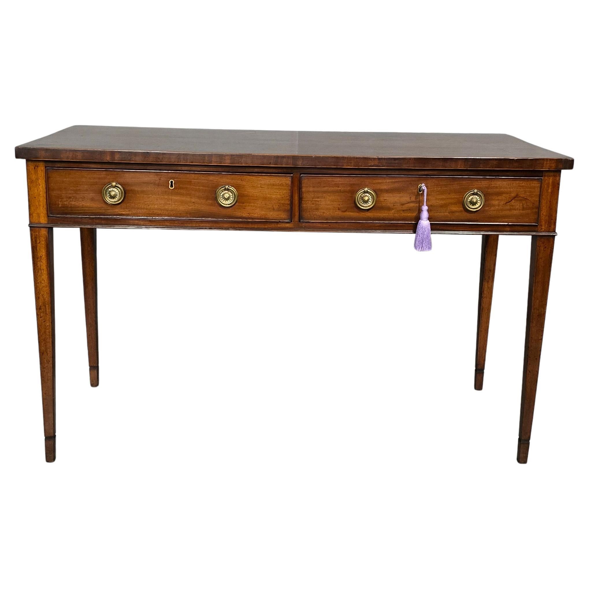 Super Georgian Mahogany Sideboard Server For Sale