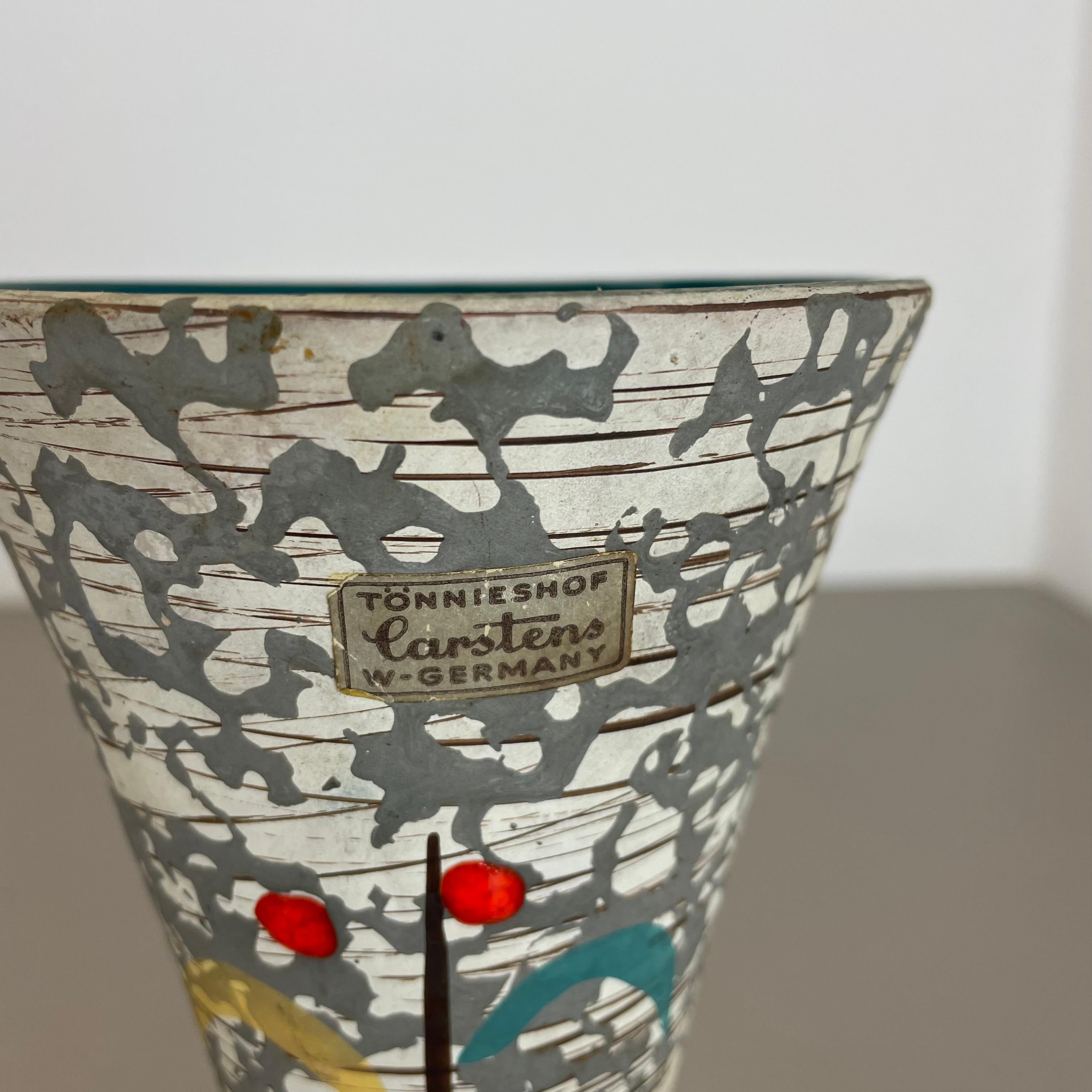 Super Glaze ABSTRACT Keramik Keramik Vase Carstens Tönnieshof Deutschland, 1950er Jahre im Angebot 5