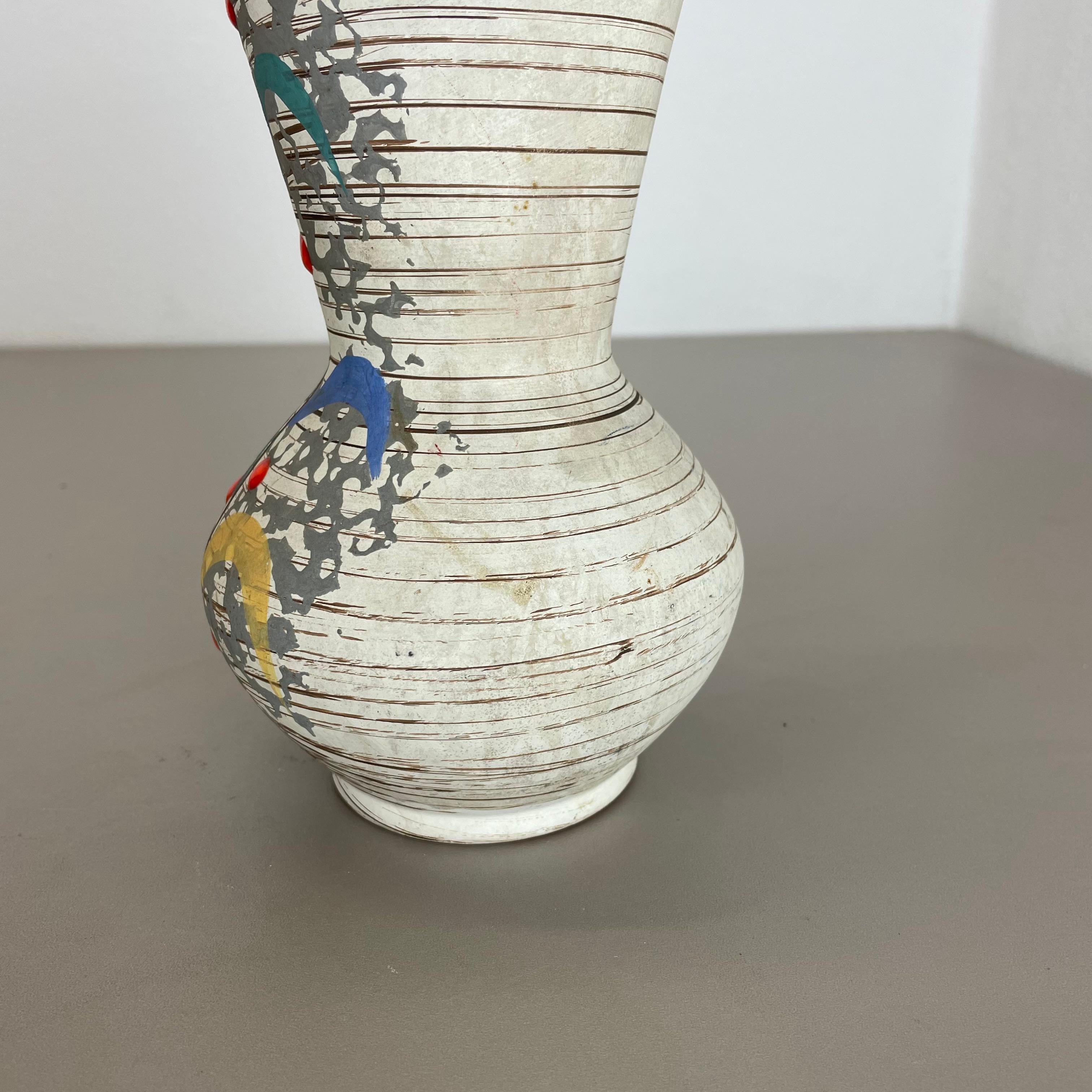 Super Glaze ABSTRACT Keramik Keramik Vase Carstens Tönnieshof Deutschland, 1950er Jahre im Angebot 10