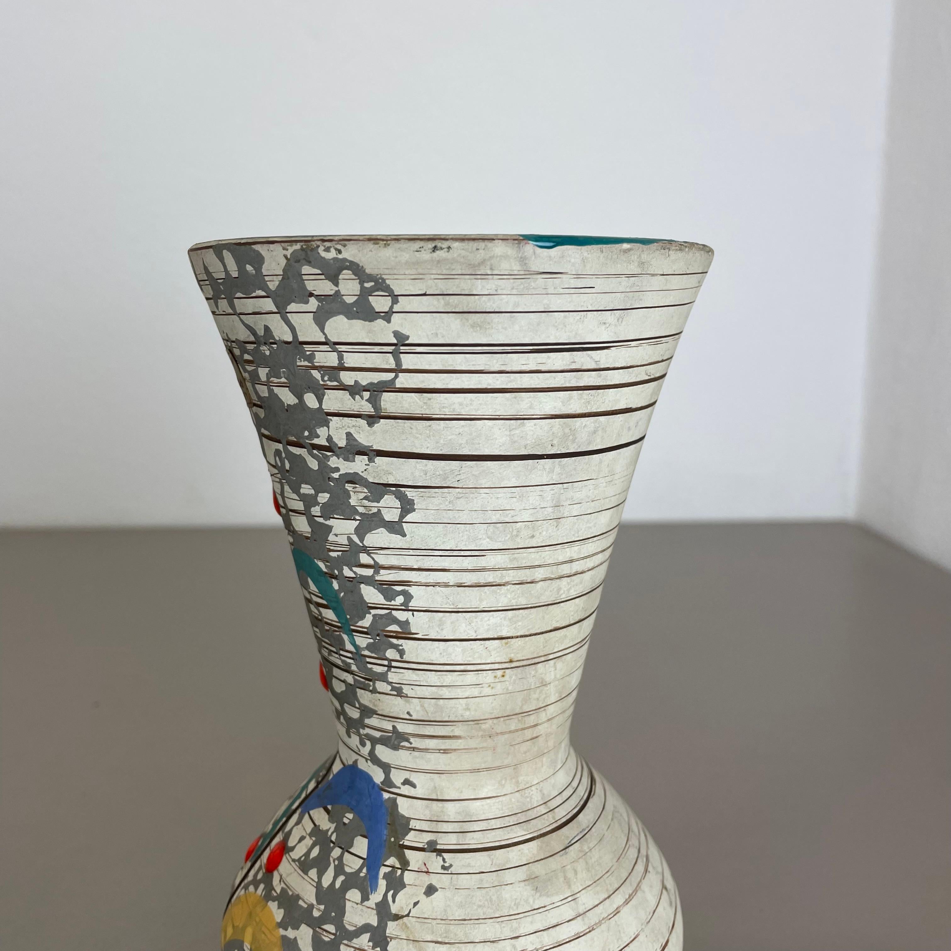 Super Glaze ABSTRACT Keramik Keramik Vase Carstens Tönnieshof Deutschland, 1950er Jahre im Angebot 11