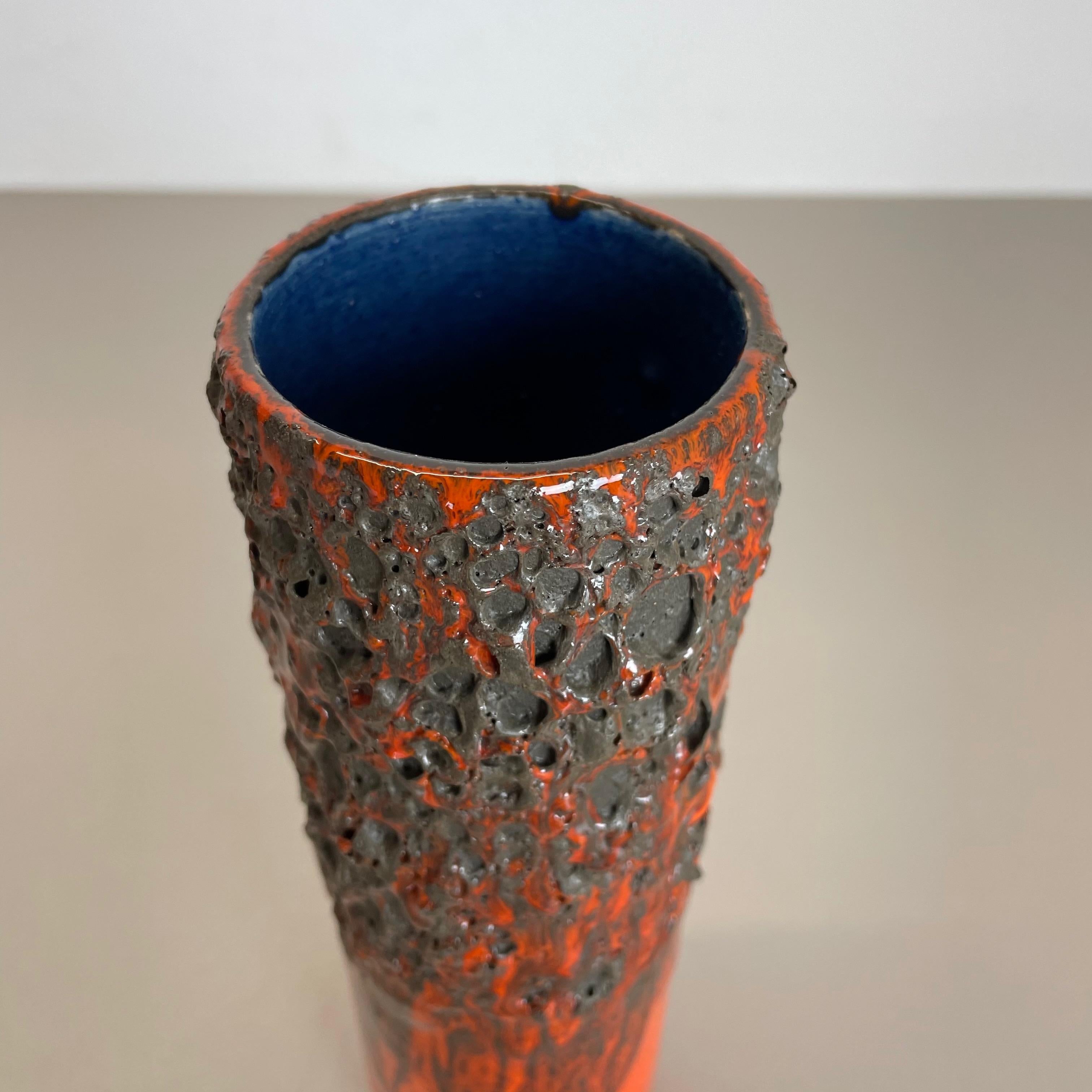 Super Glaze Ceramic Studio Pottery Vase Objects by Otto Keramik, Germany 1970s For Sale 4