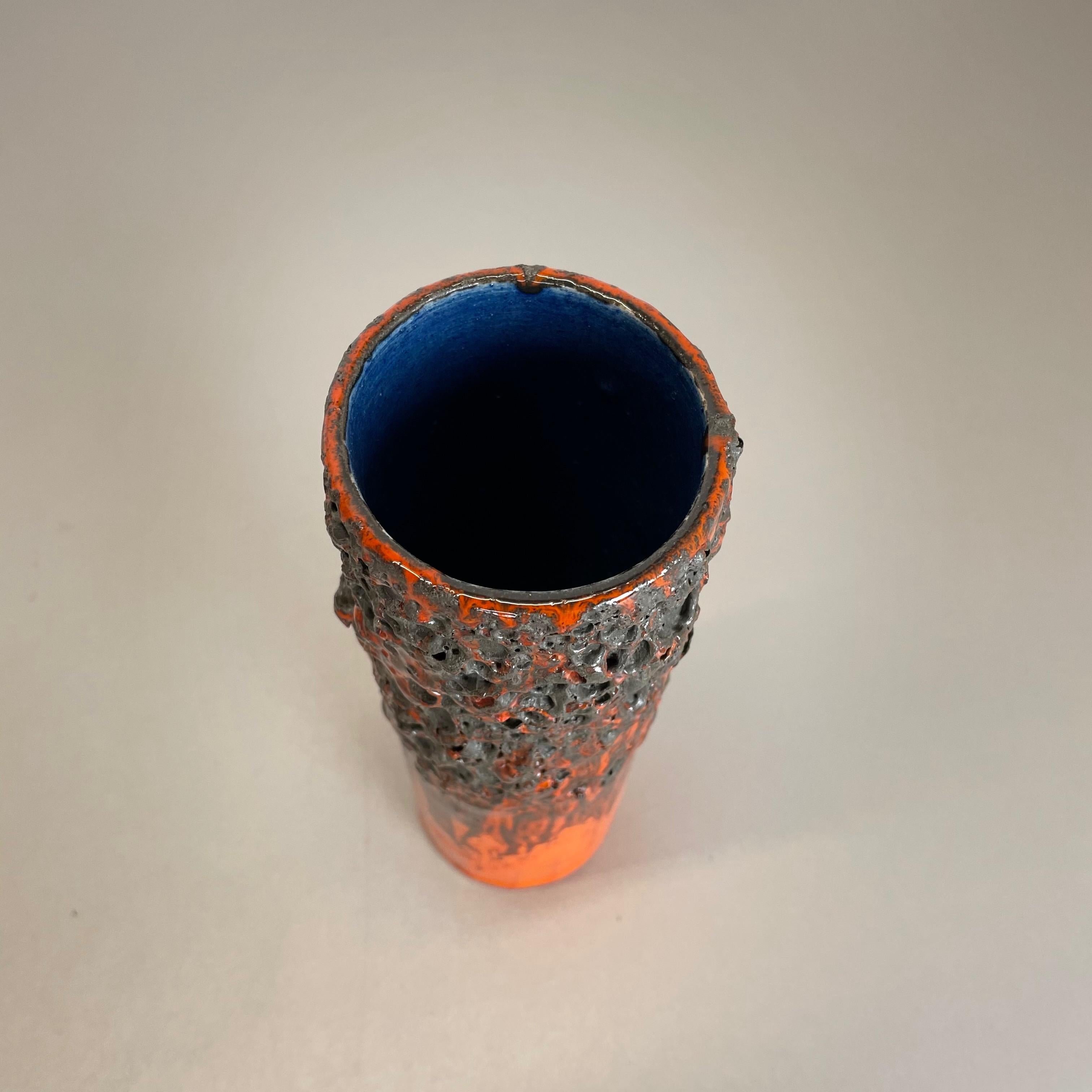 Mid-Century Modern Super Glaze Ceramic Studio Pottery Vase Objects by Otto Keramik, Germany 1970s For Sale