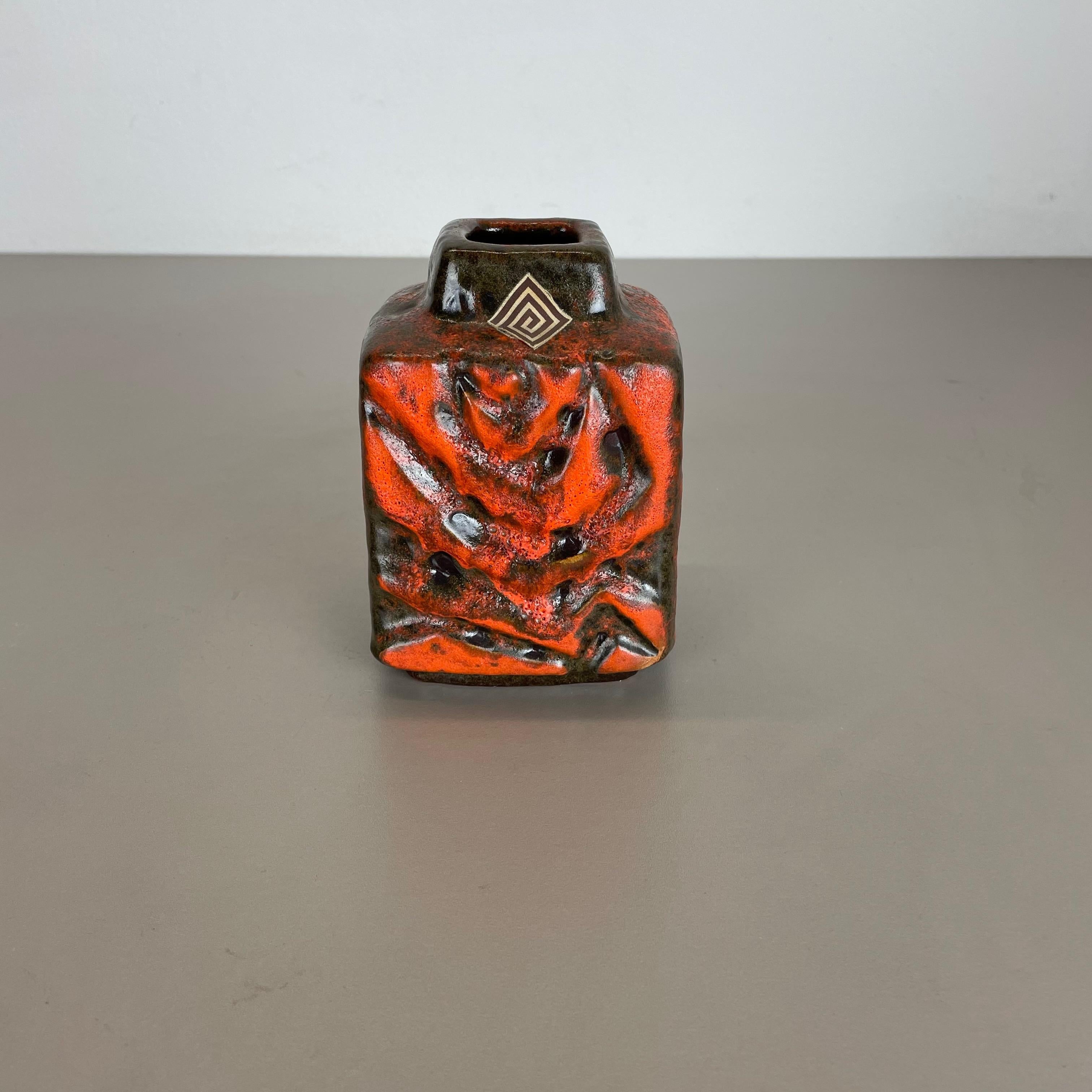 Article:

Ceramic pottery vase


Origin:

Germany



Producer:

Carstens Tönnieshof, Germany


Decade:

1970s


This original vintage pottery object was produced by Cartens Tönnieshof in the 1970s in Germany. It is made of