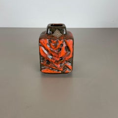 Super Glaze WGP Fat Lava Ceramic Pottery Vase Carstens Tönnieshof Germany, 1970s