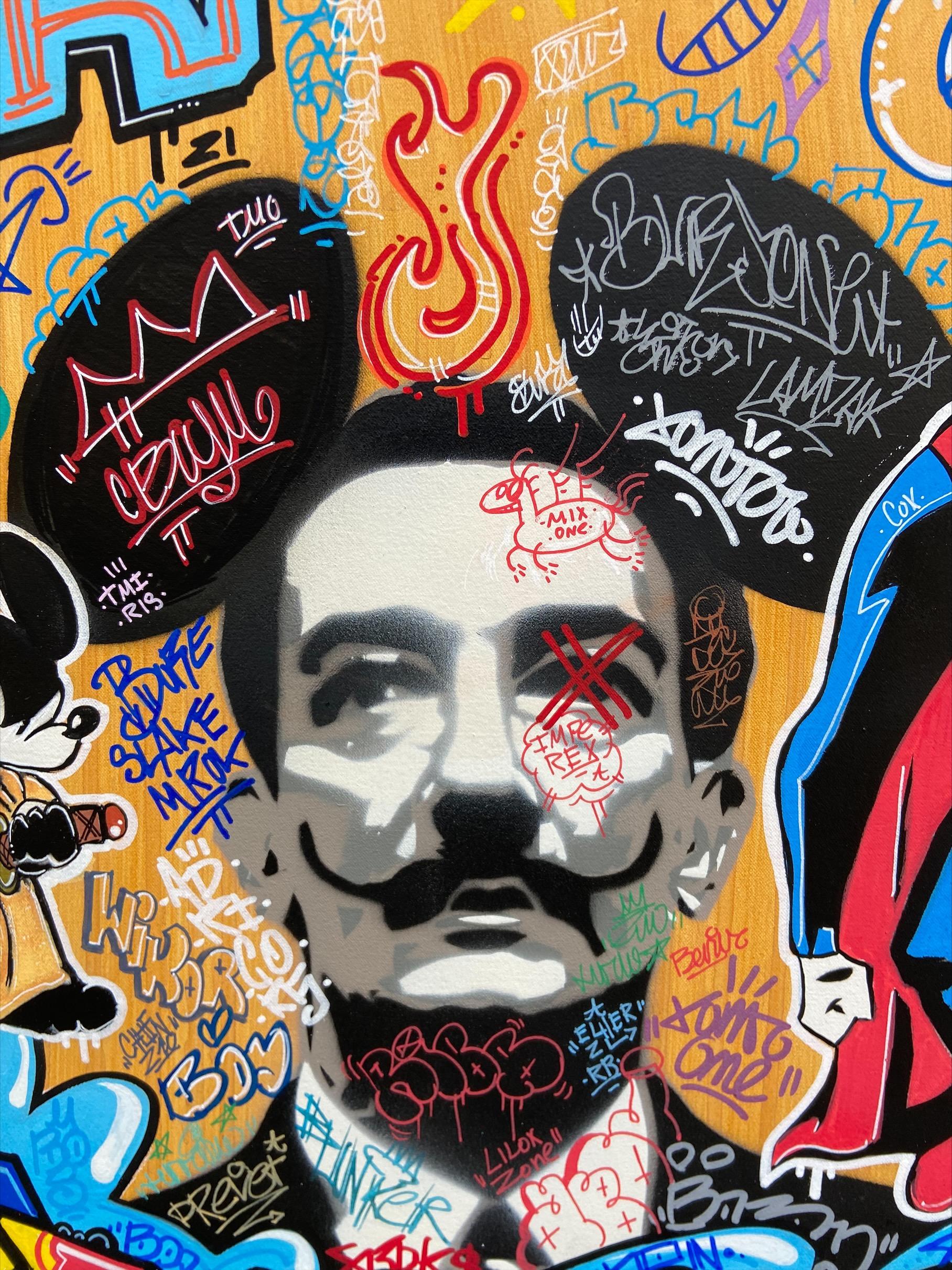 Canvas Super Graff Dali, Alberto Blanchart For Sale