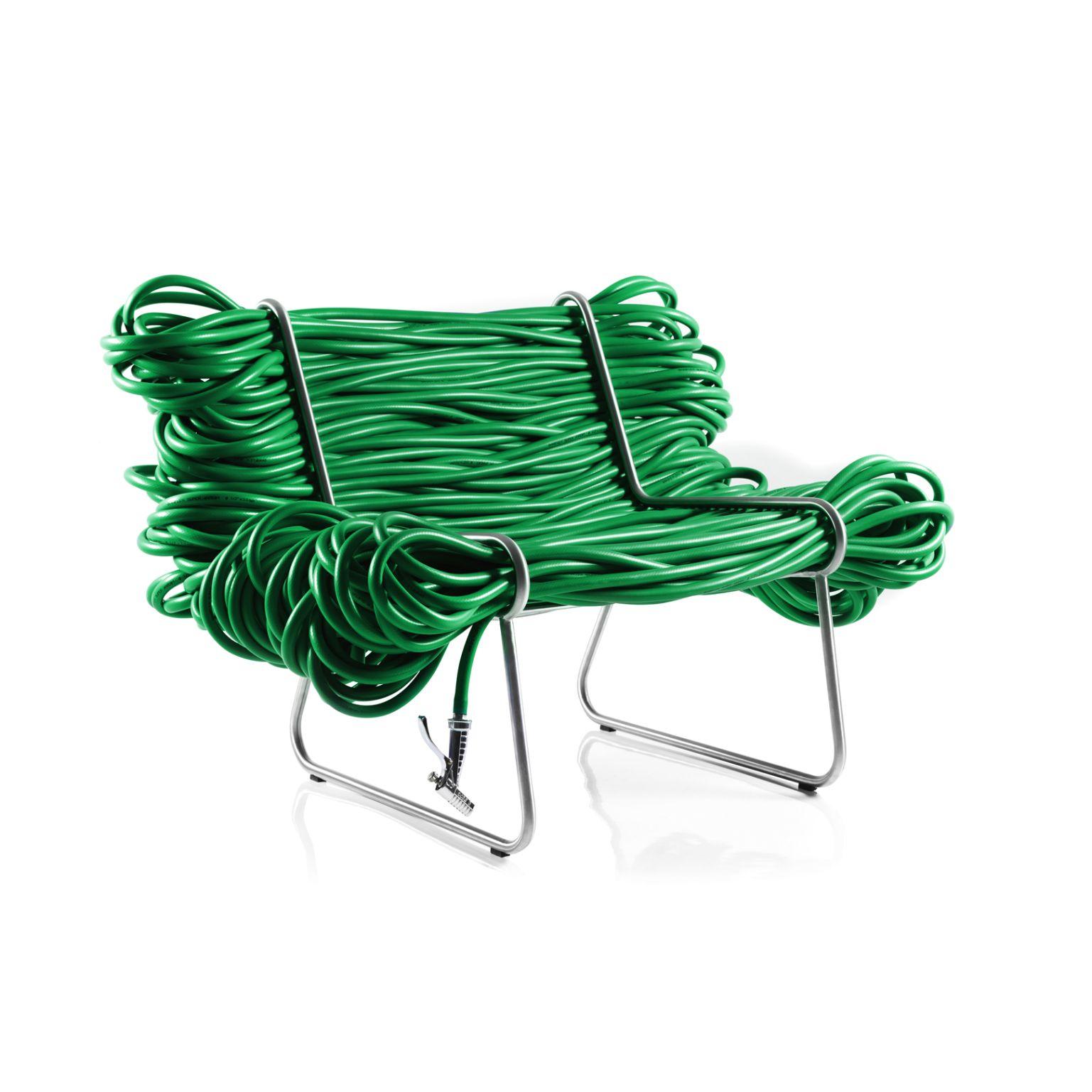 Modern Super Jardim, Green Armchair by Cultivado Em Casa