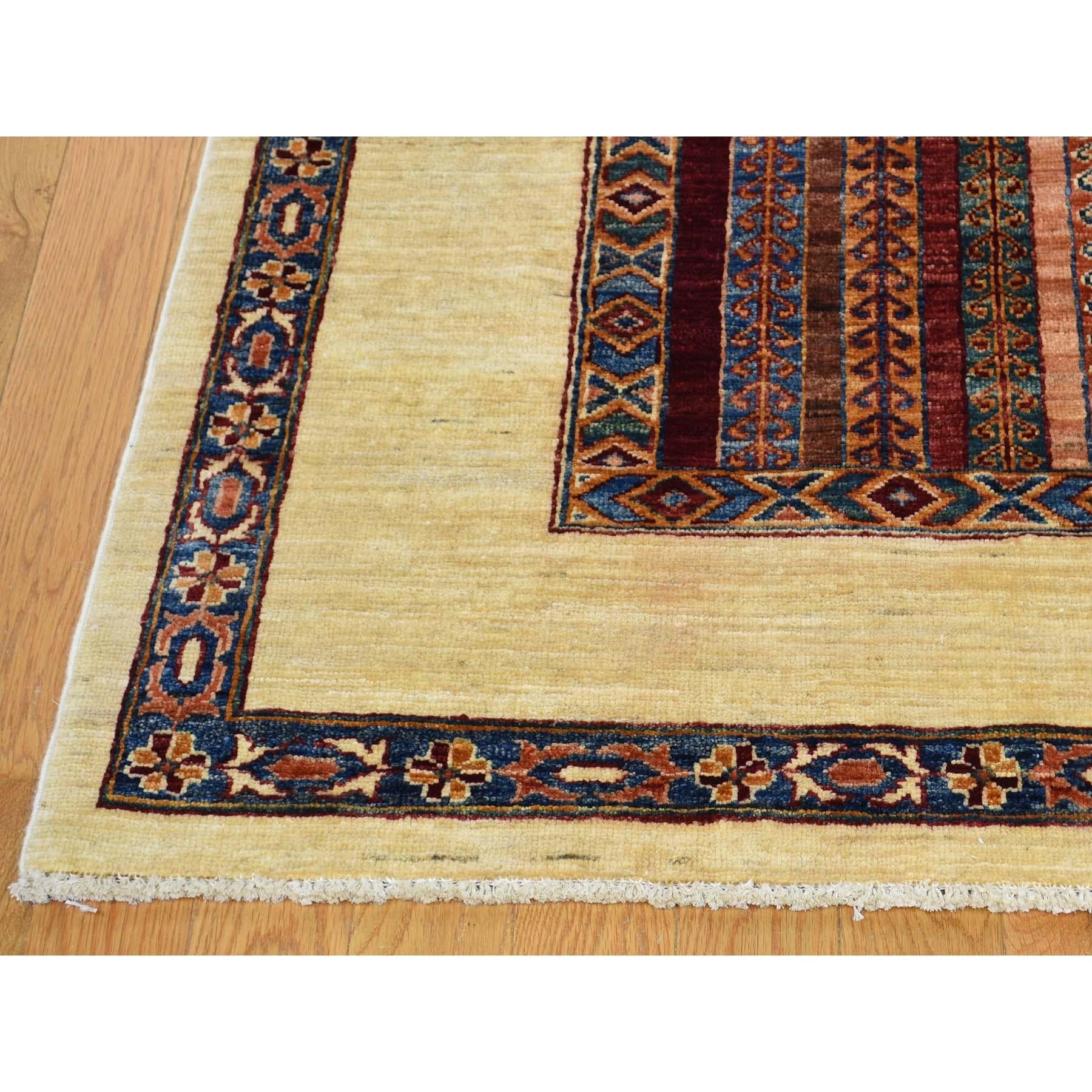 Hand-Knotted Super Kazak Shawl Design Hand Knotted Pure Wool Oriental Rug