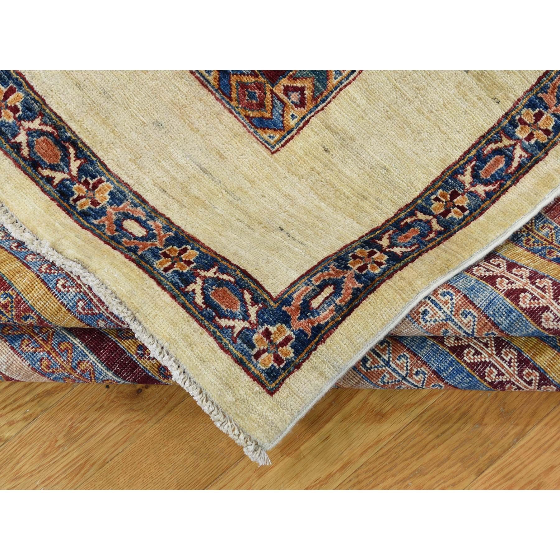 Contemporary Super Kazak Shawl Design Hand Knotted Pure Wool Oriental Rug