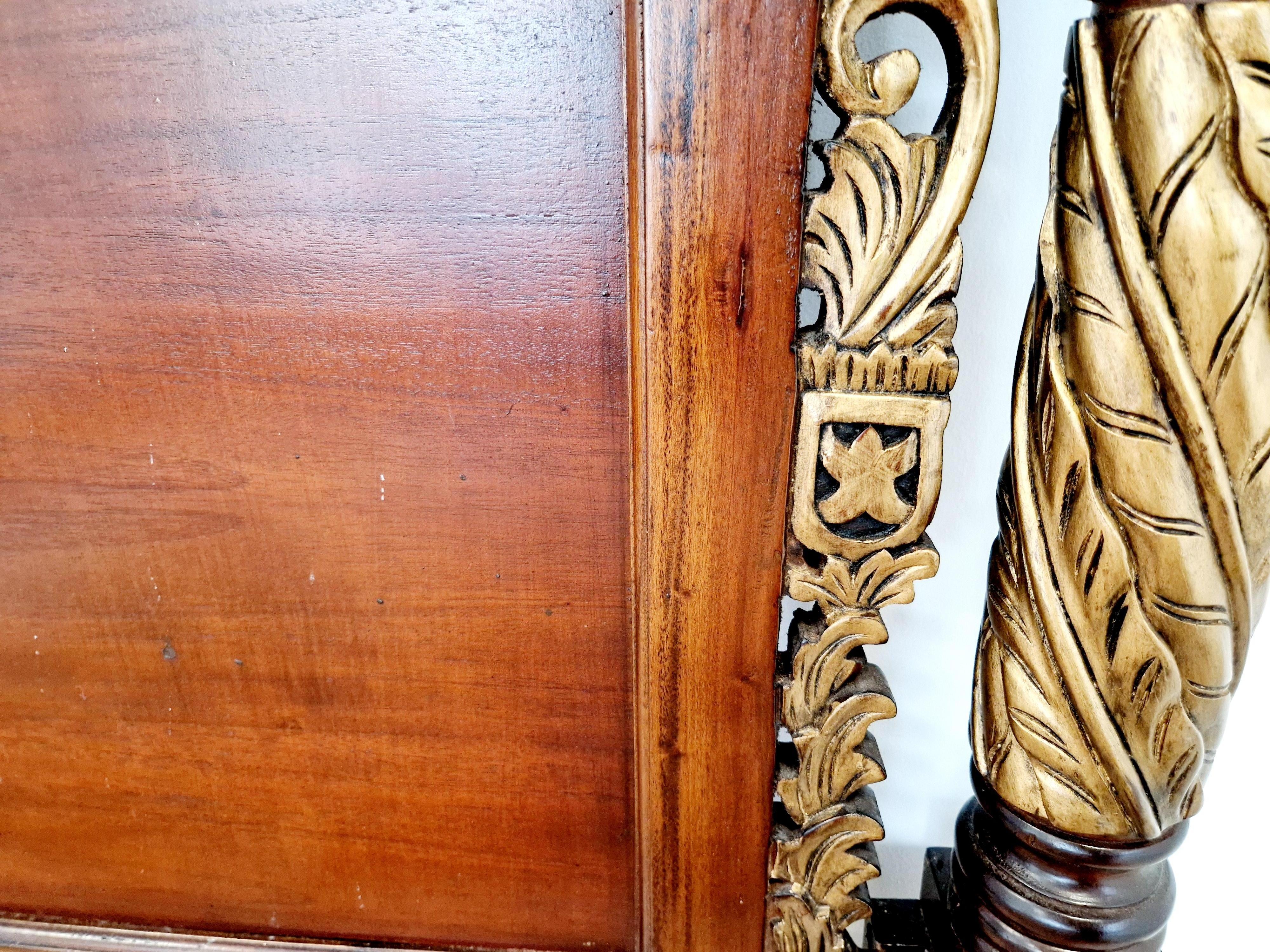 Letto a baldacchino super king size 4