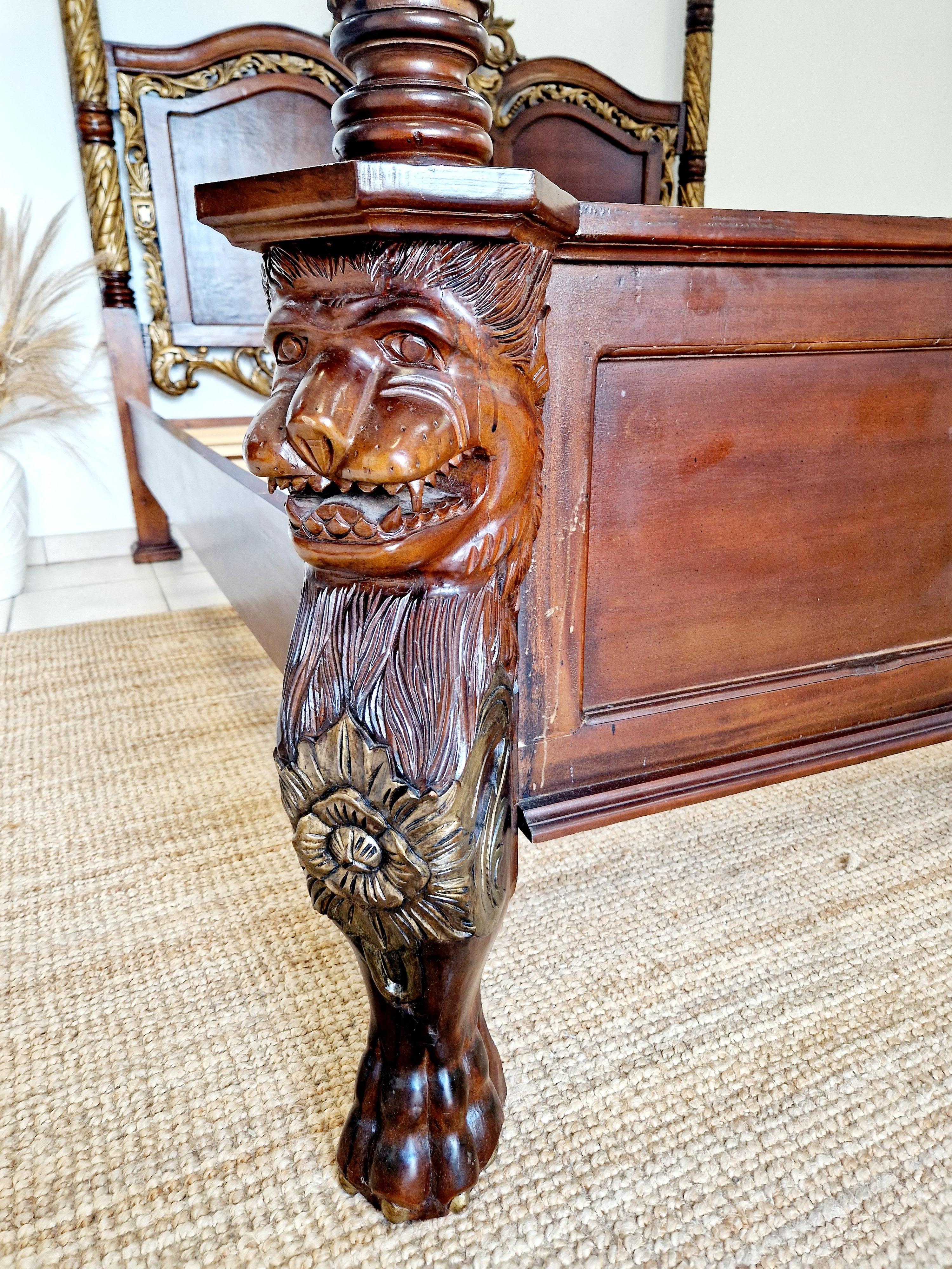 Letto a baldacchino super king size 10