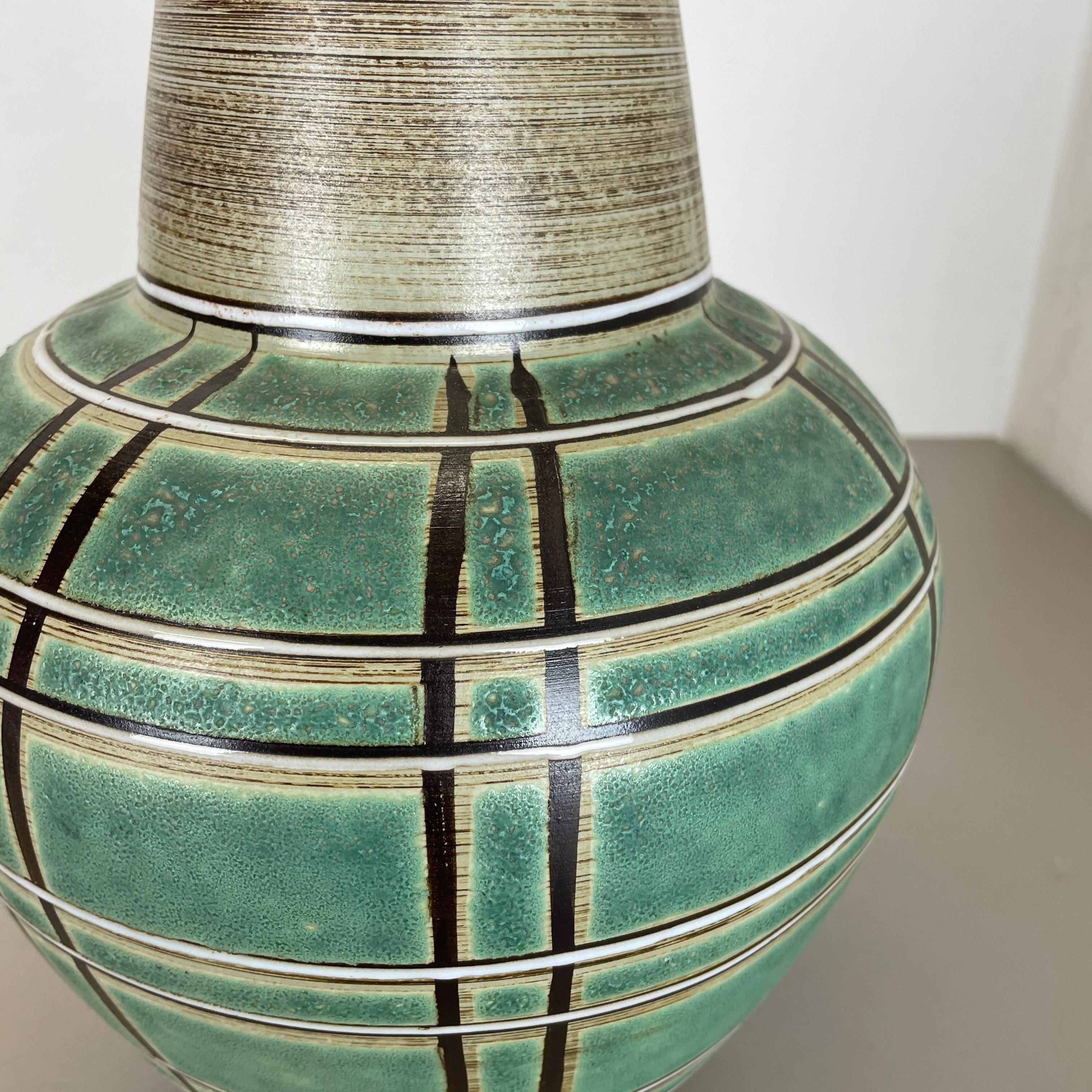 Super Large Ceramic Pottery Floor Vase by Marzi and Remy, Germany, 1960s For Sale 5