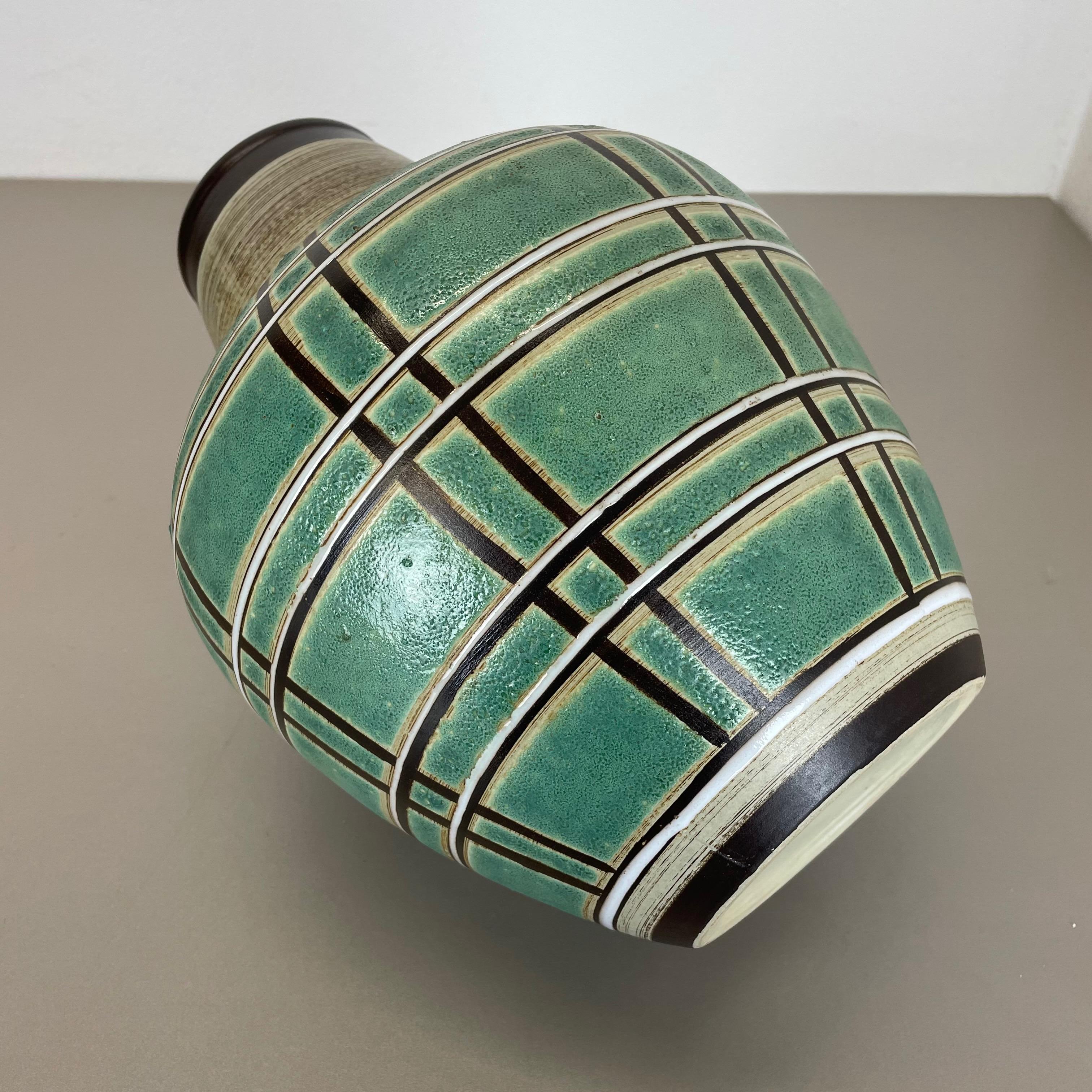 Super Large Ceramic Pottery Floor Vase by Marzi and Remy, Germany, 1960s For Sale 6