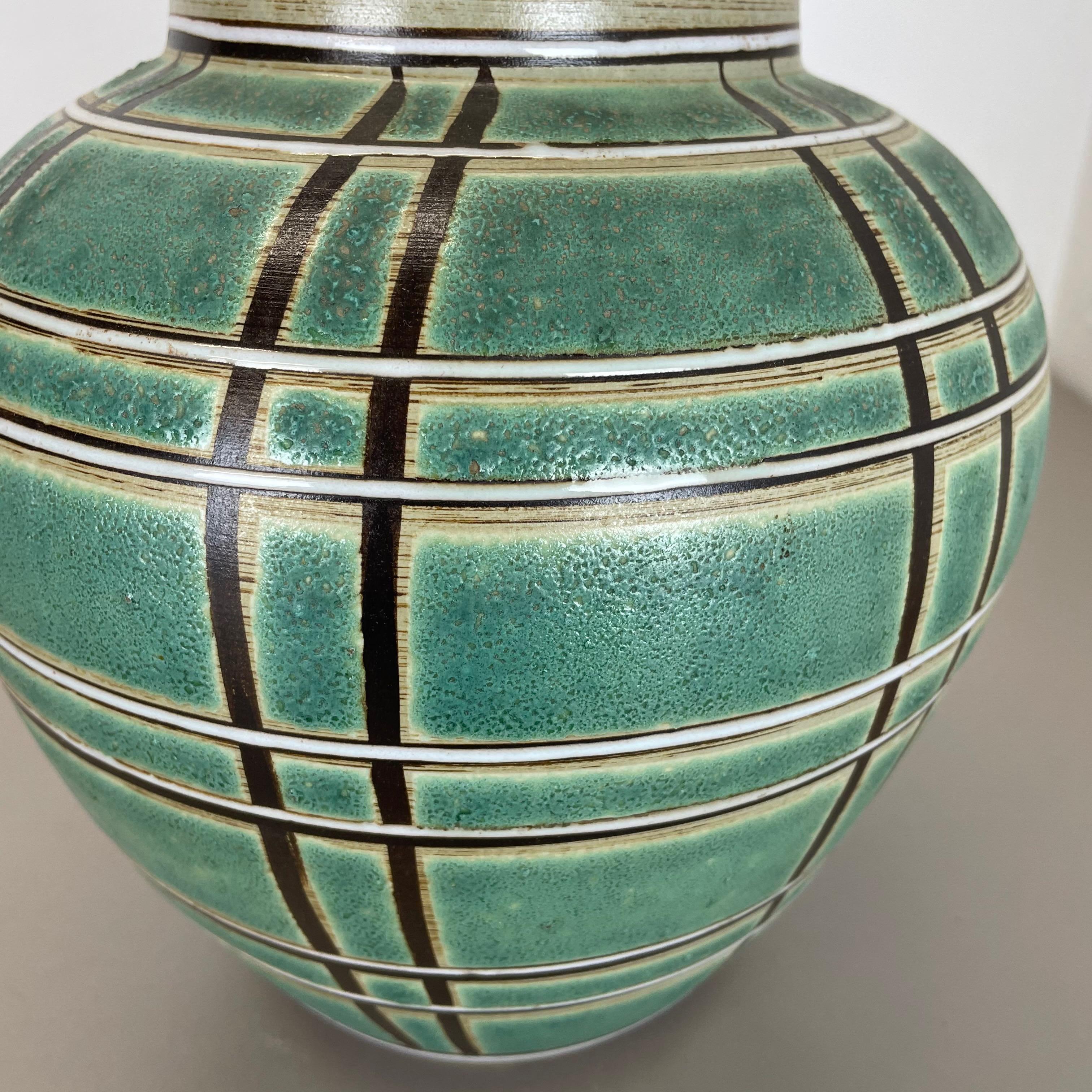 20th Century Super Large Ceramic Pottery Floor Vase by Marzi and Remy, Germany, 1960s For Sale