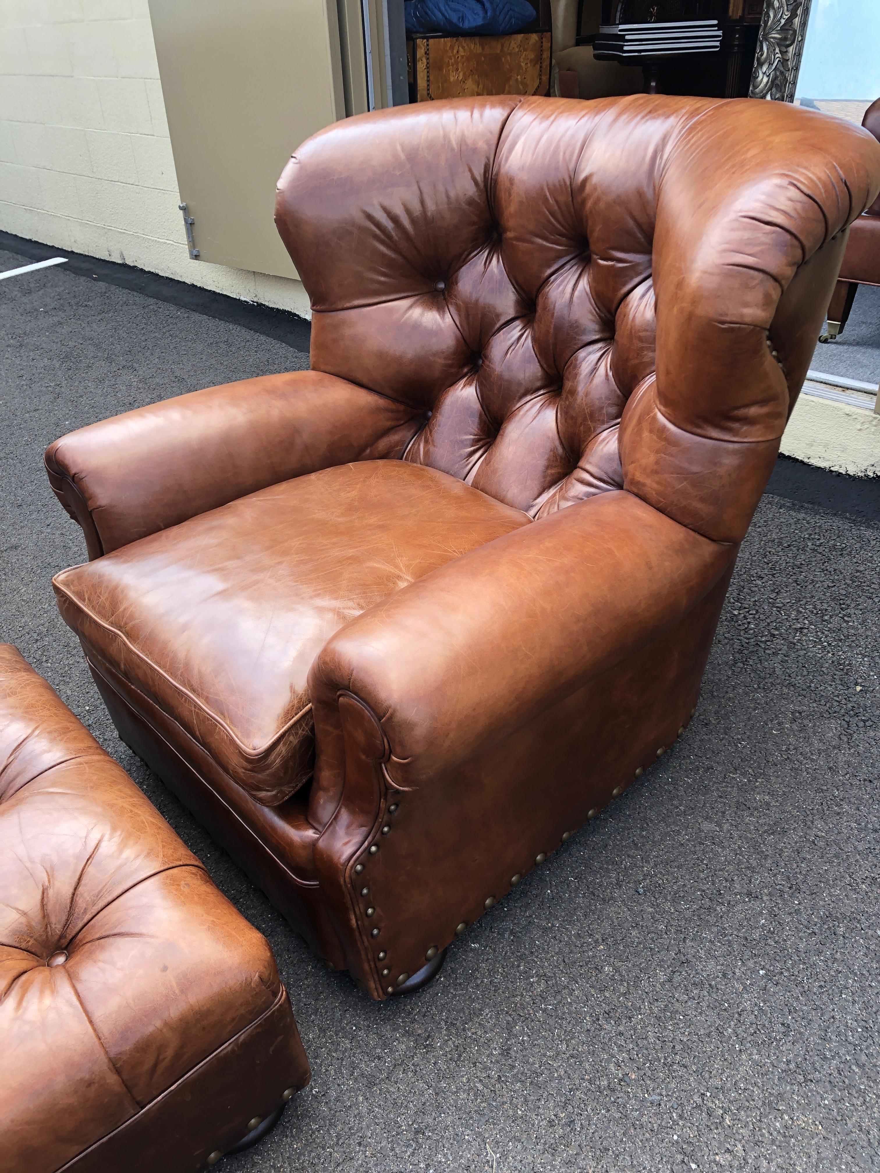 ralph lauren leather chair