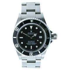 Used Super Mint Rolex 16600 Sea-Dweller Black Dial Men's Watch Box & Paper