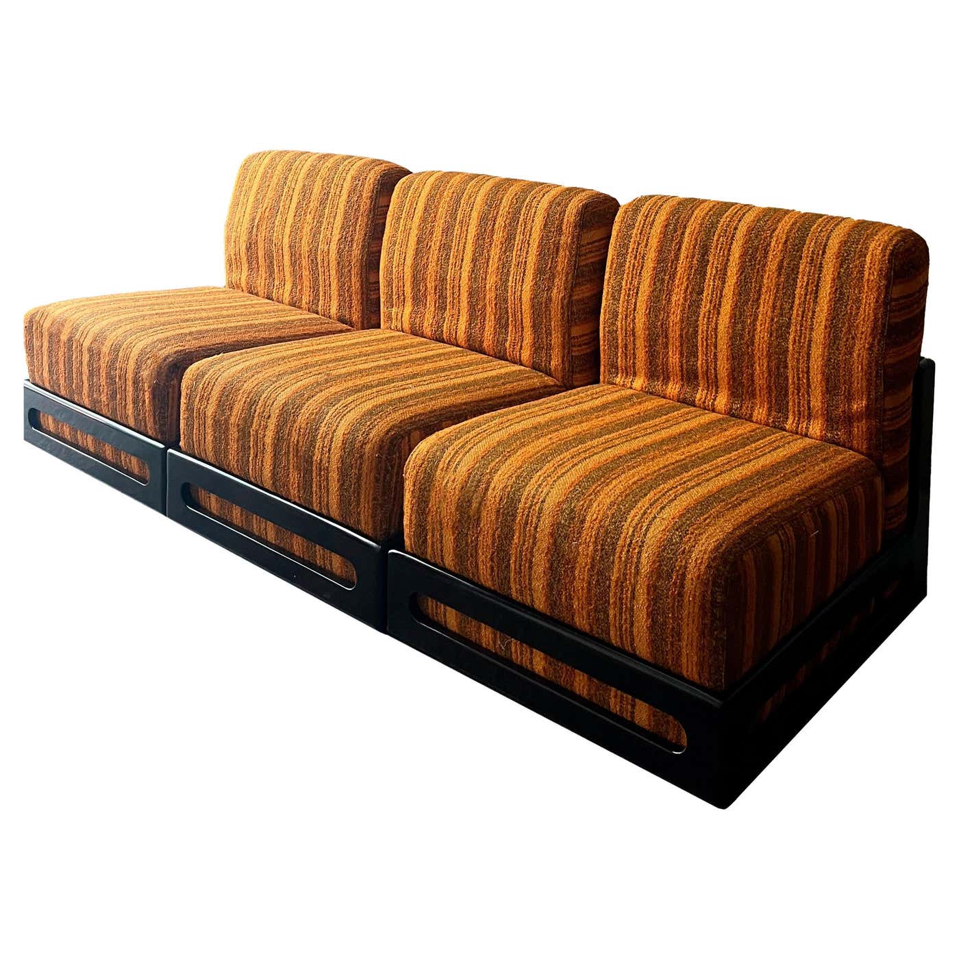 Retro Style Module Super Original Set of Three Modular Sofas from the 70s For Sale at ...