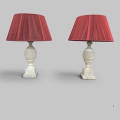 Super Pair Marble Table Lamps