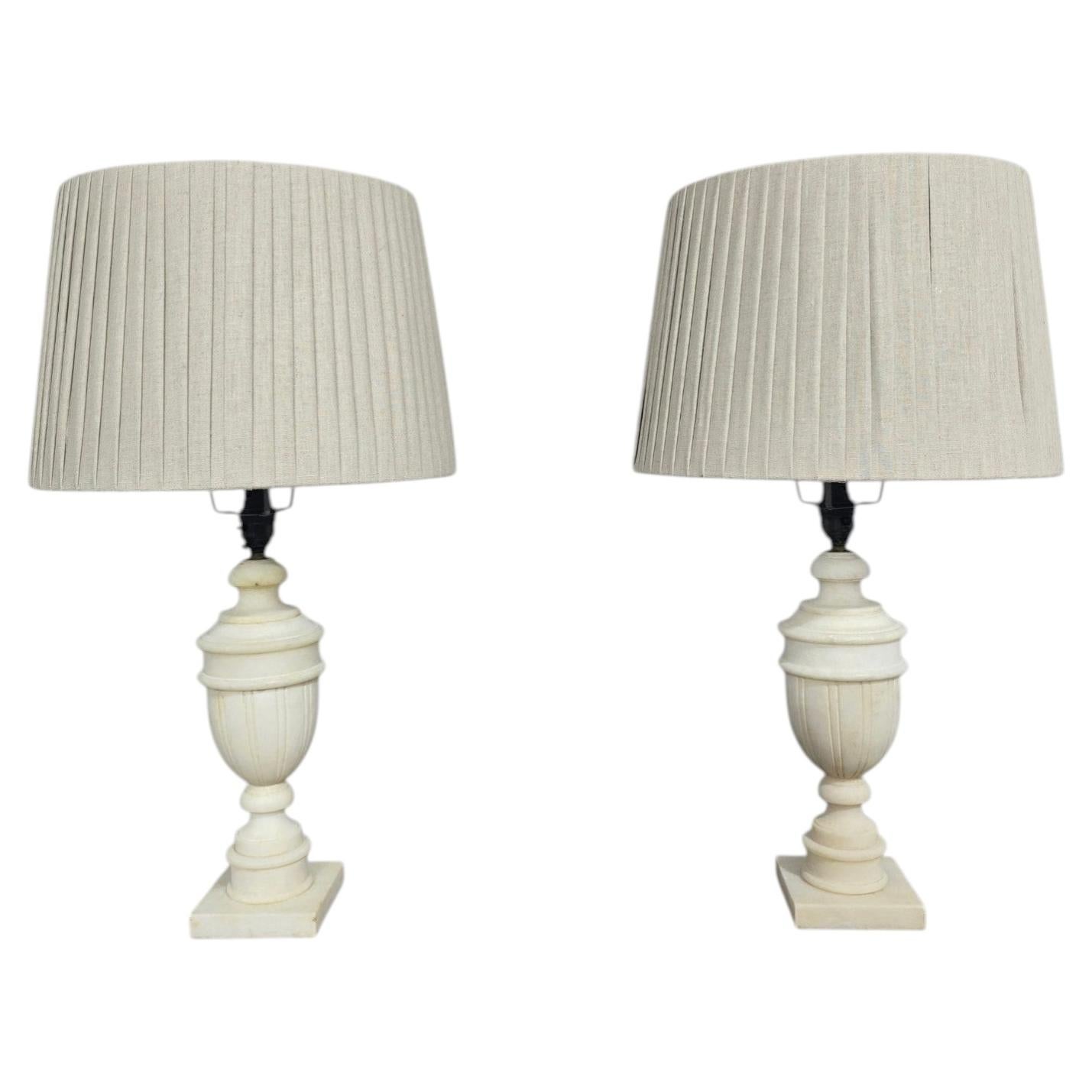 Super Pair Marble Table Laps For Sale