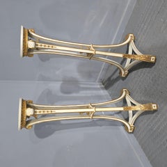 Super Pair Parcel Gilt Torchere Stands