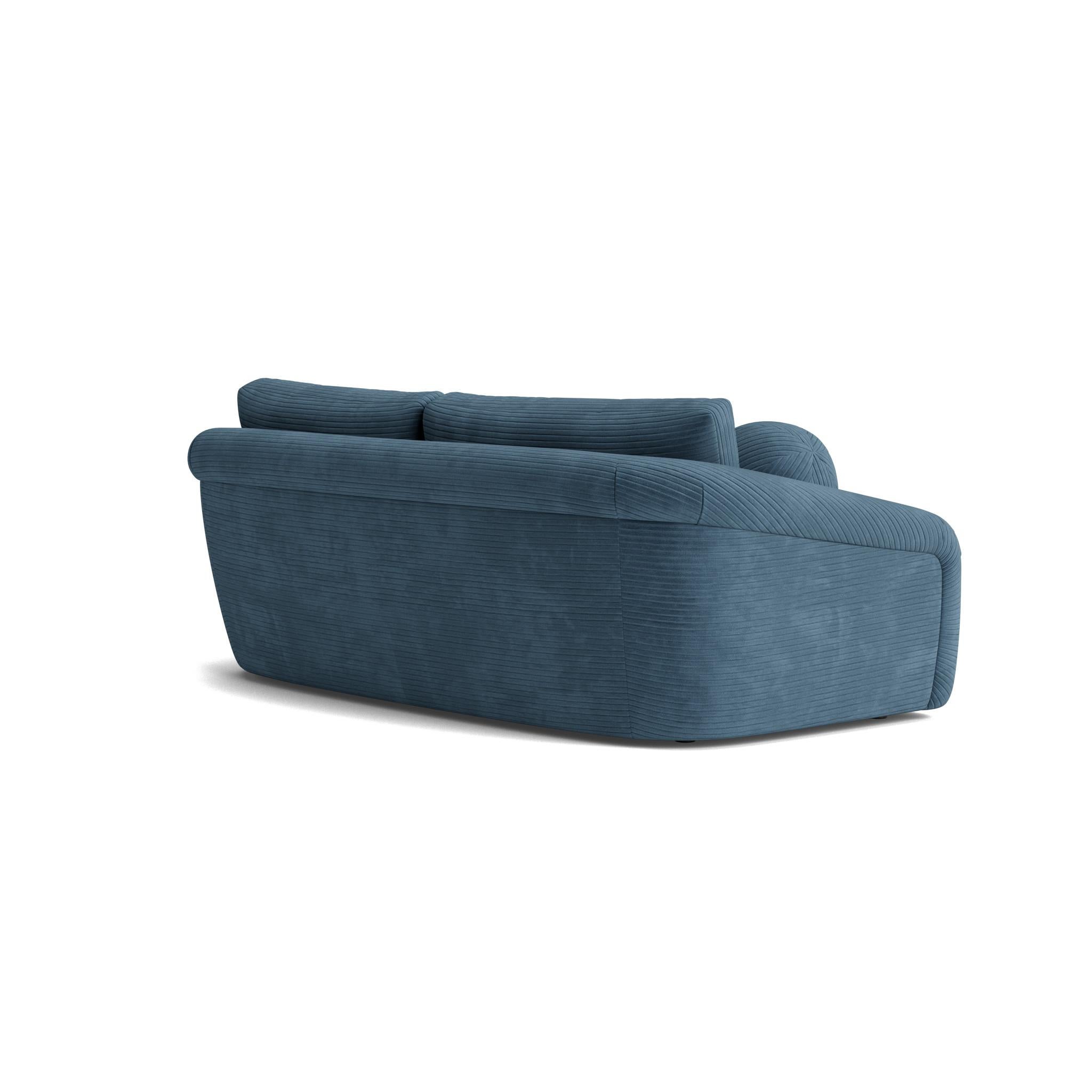 Américain Super-plush Organic Modern Sofa in Maharam Passage en vente