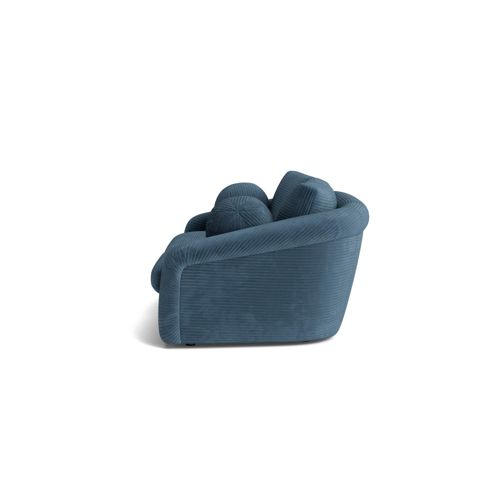 Tissu Super-plush Organic Modern Sofa in Maharam Passage en vente