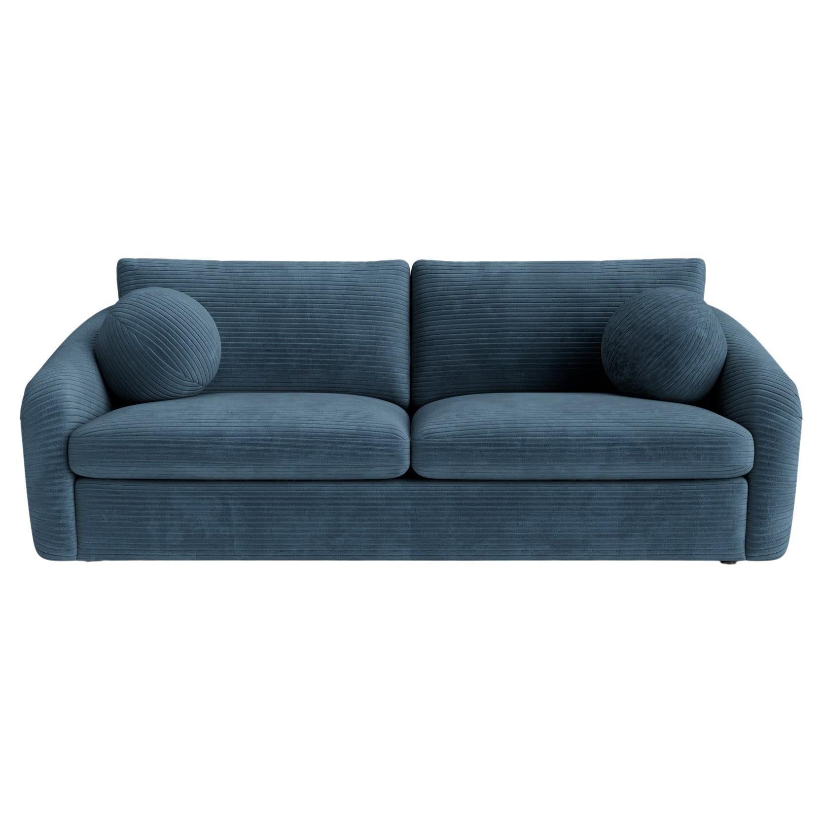 Super-plush Organic Modern Sofa in Maharam Passage