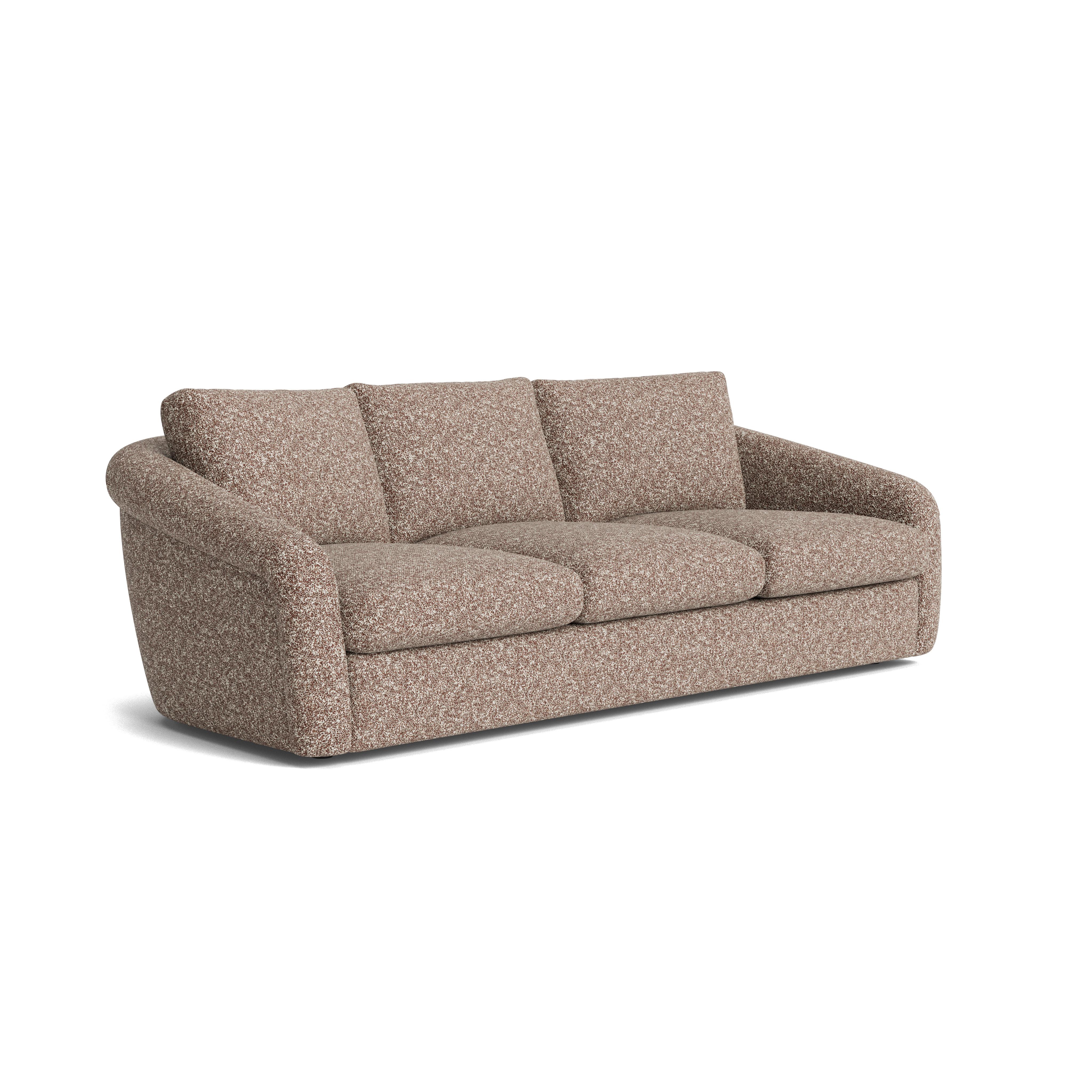 I cuscini profondi e ultra morbidi di questo divano ti invitano a sprofondare, mentre le curve morbide e organiche e lo schienale dolcemente arcuato aggiungono un tocco di eleganza a qualsiasi spazio. Realizzata con la massima qualità, presenta una