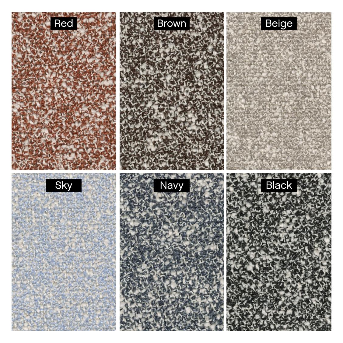 Tessuto Divano moderno organico e super soffice in Kvadrat Zero in vendita