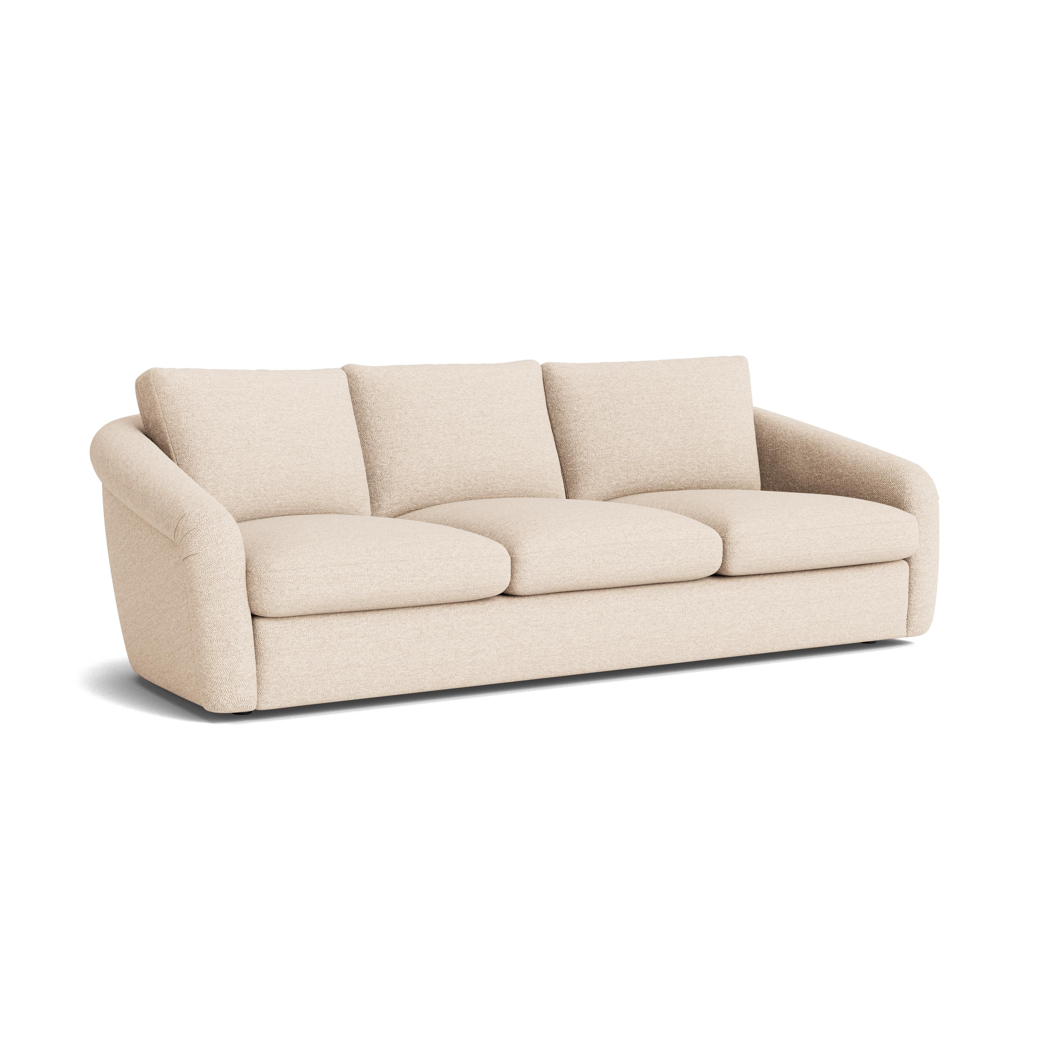 Los profundos cojines ultraplush de este sofá te invitan a hundirte, mientras que las suaves curvas orgánicas y el respaldo suavemente arqueado añaden un toque elegante a cualquier espacio. Fabricada con la máxima calidad, tiene suspensión manual en