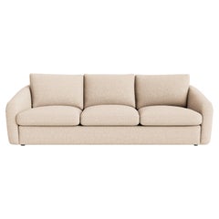 Super-plush Organic Modern Sofa in Maharam Hearth