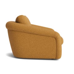 Super-plush Oversized Organic Modern Armchair in Kvadrat Vanir